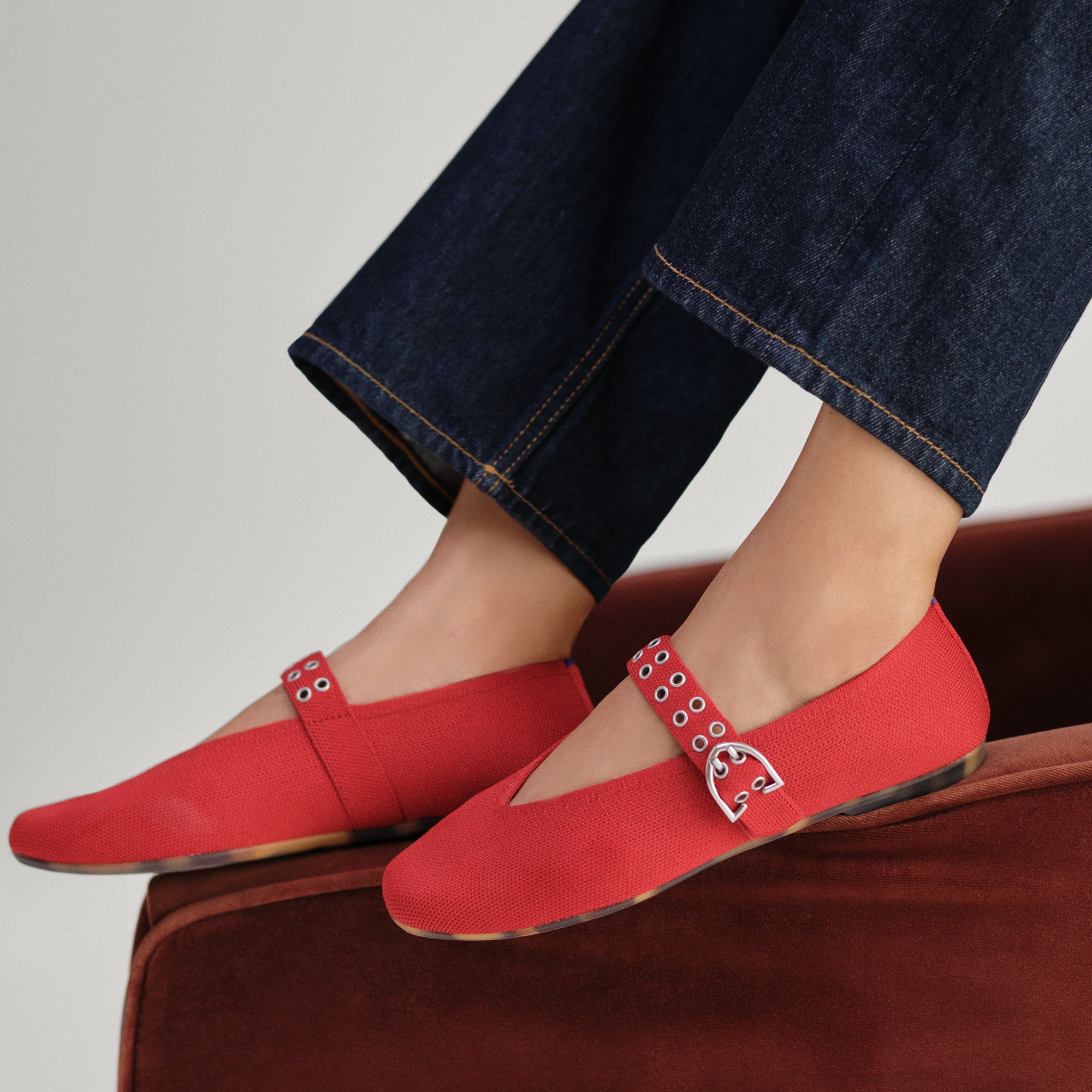 The Max Buckle Mary Jane - Cherry - 图片 3