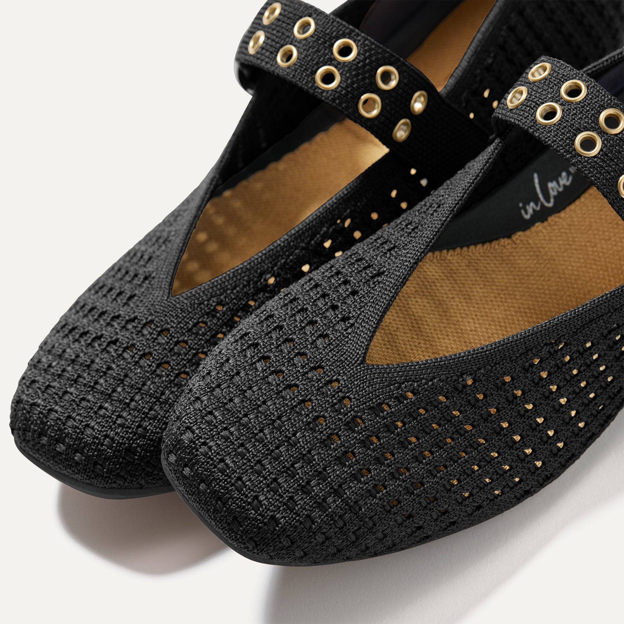 The Max Buckle Mary Jane - Black Mesh - 图片 2