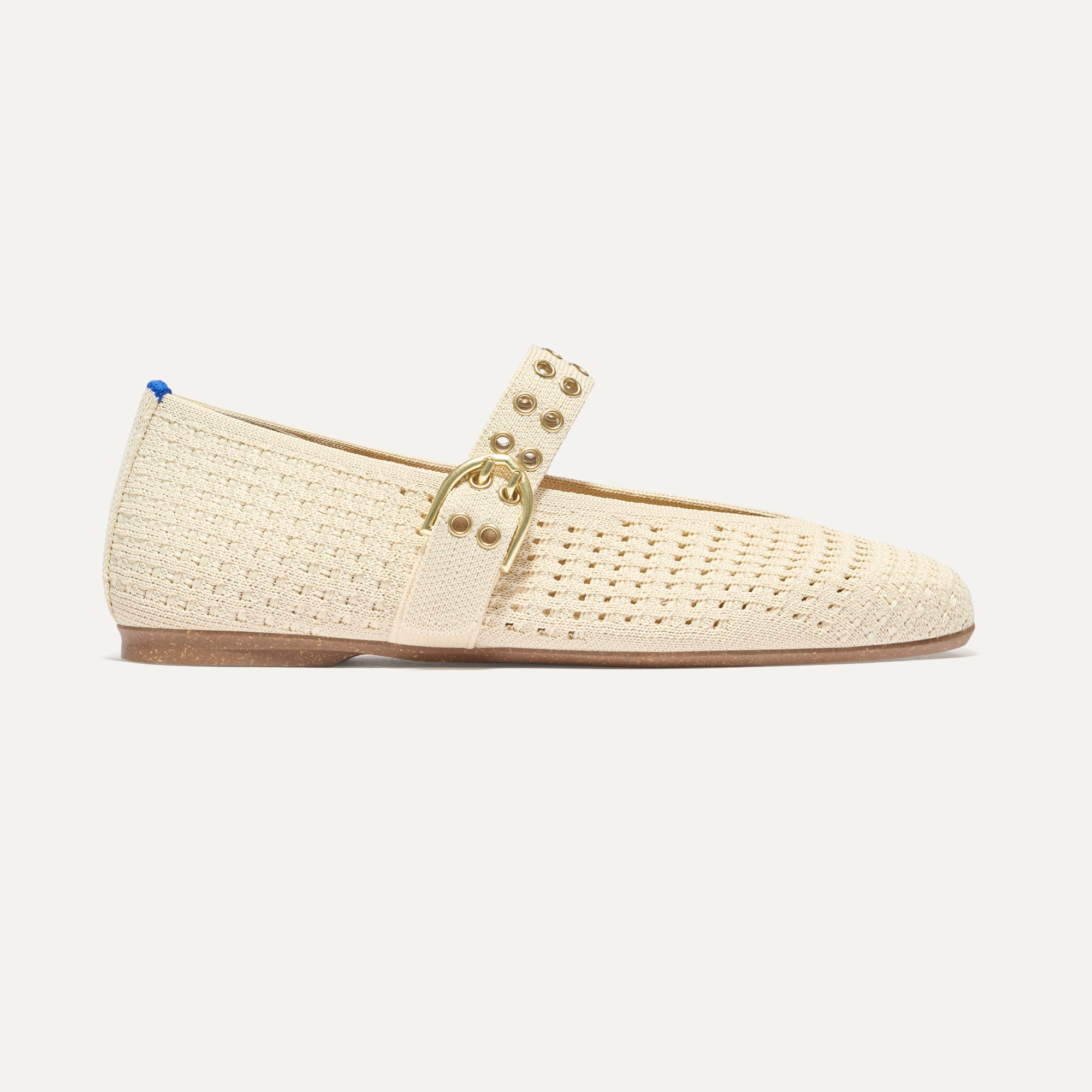 The Max Buckle Mary Jane - Off White Mesh - 图片 5