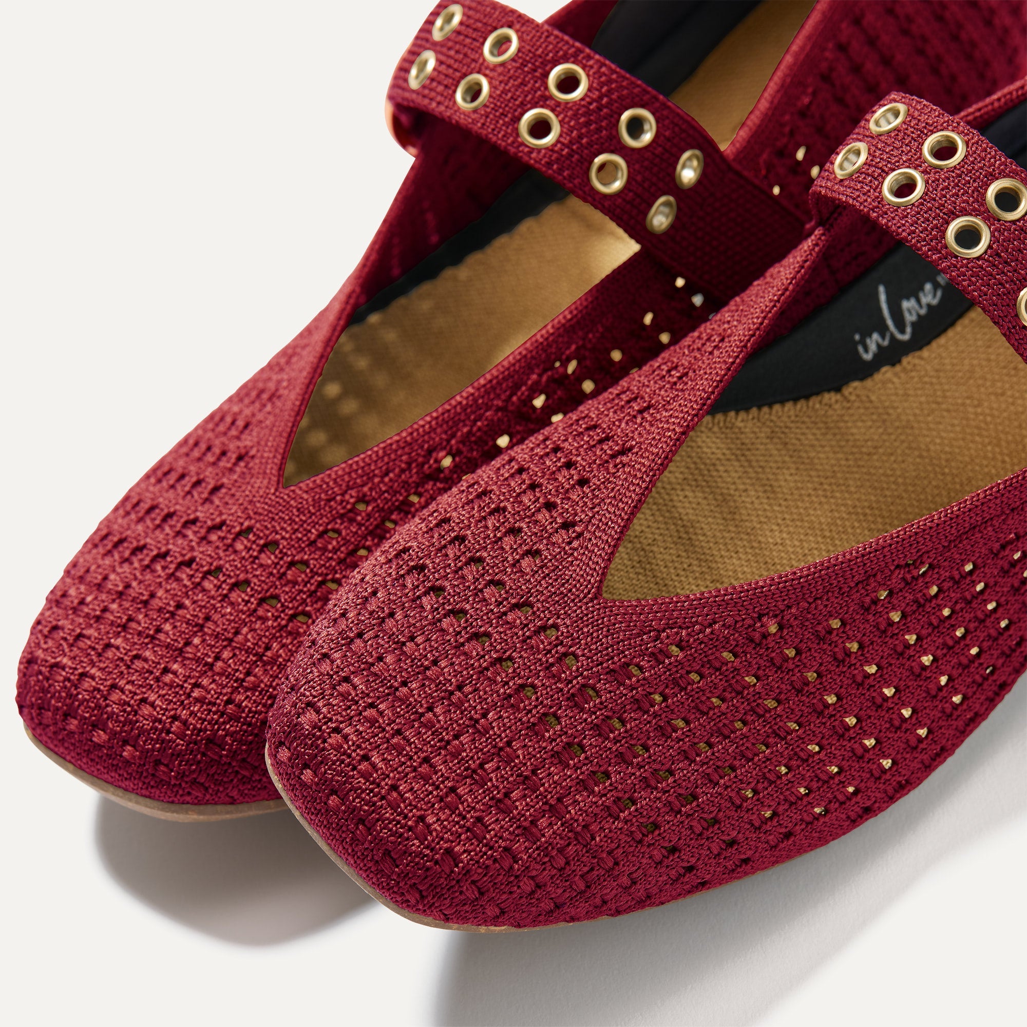 The Max Buckle Mary Jane - Ruby Mesh - 图片 2