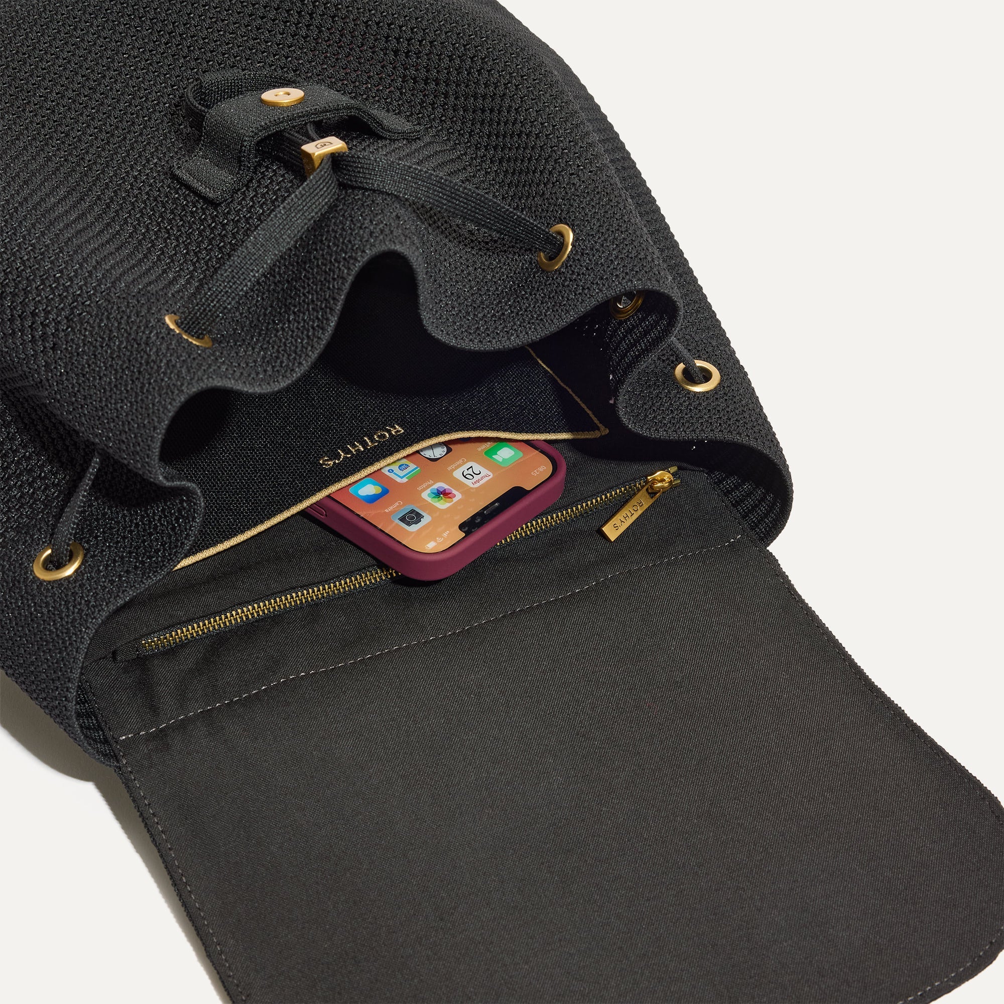 The Cinch Backpack - Black - 图片 7