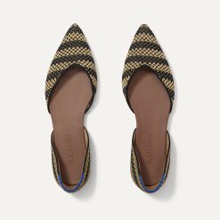 The D'Orsay Point - Shortbread Stripe
