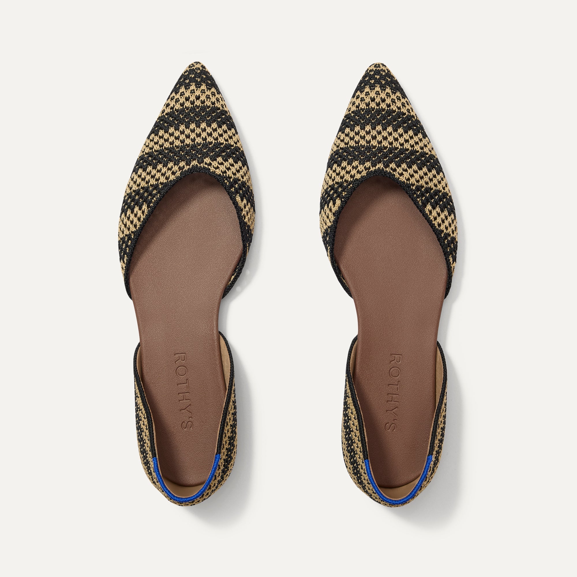 The D'Orsay Point - Shortbread Stripe