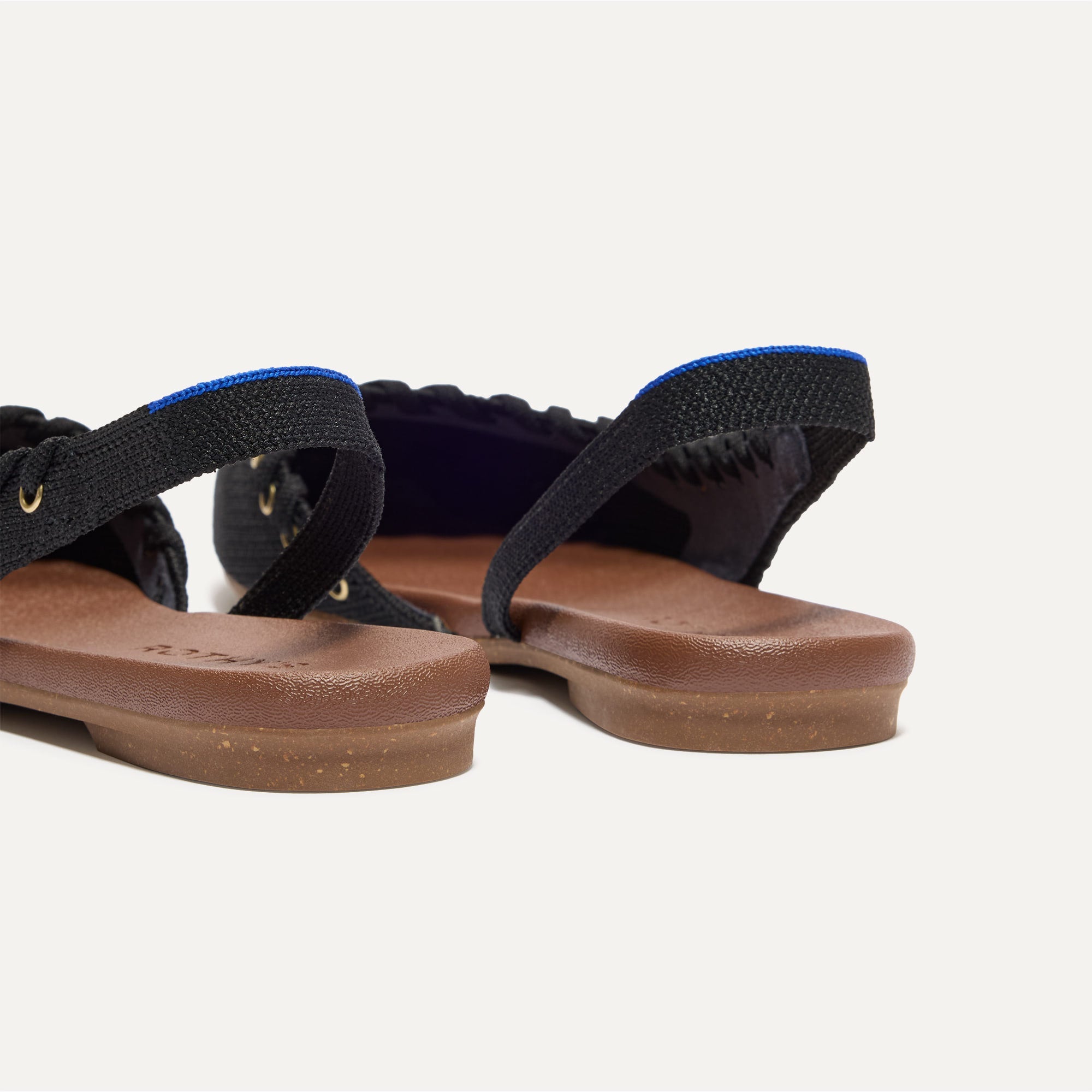 The Almond Slingback - Eyelet Black - 图片 6