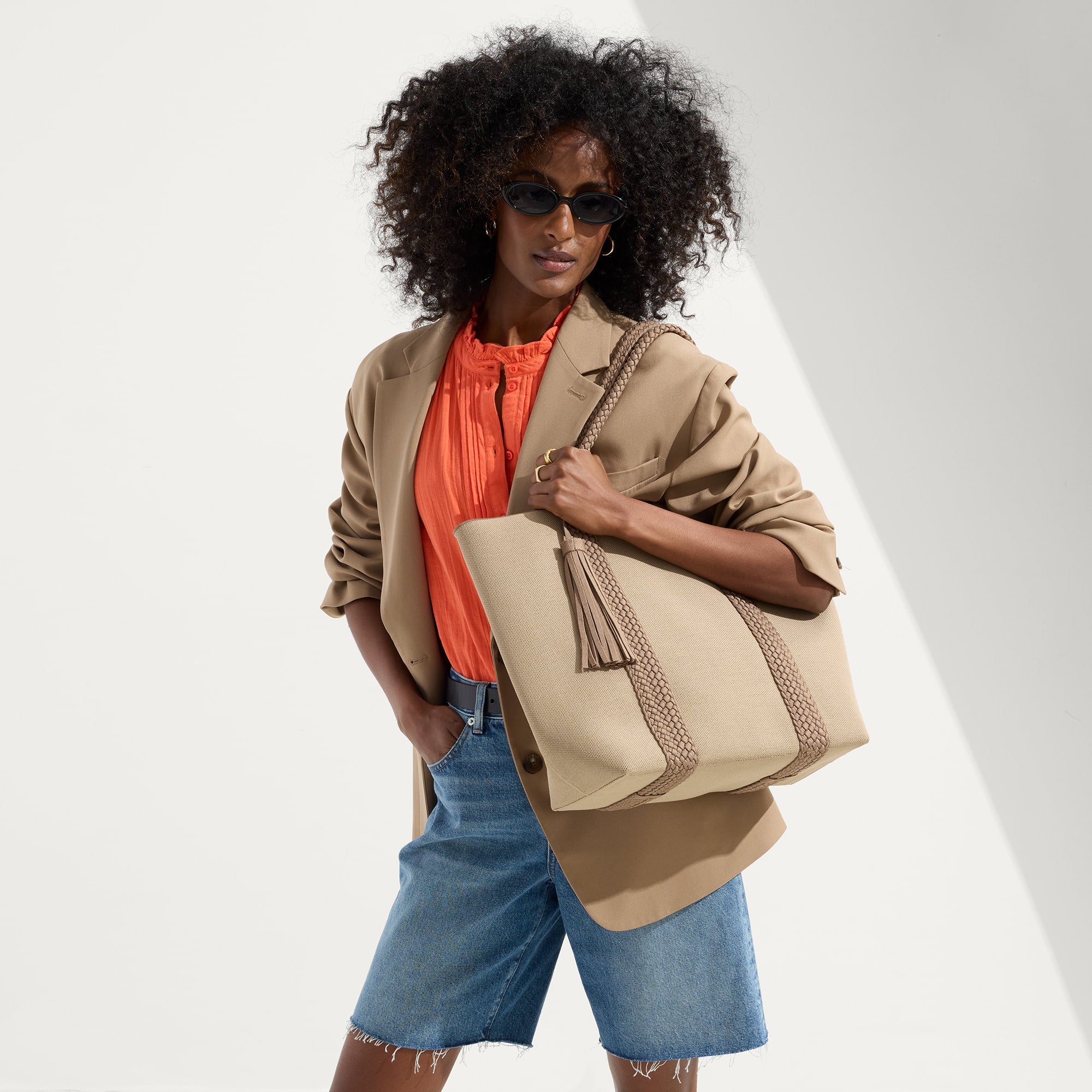 The Lightweight Tote - Caramel Twist - 图片 3