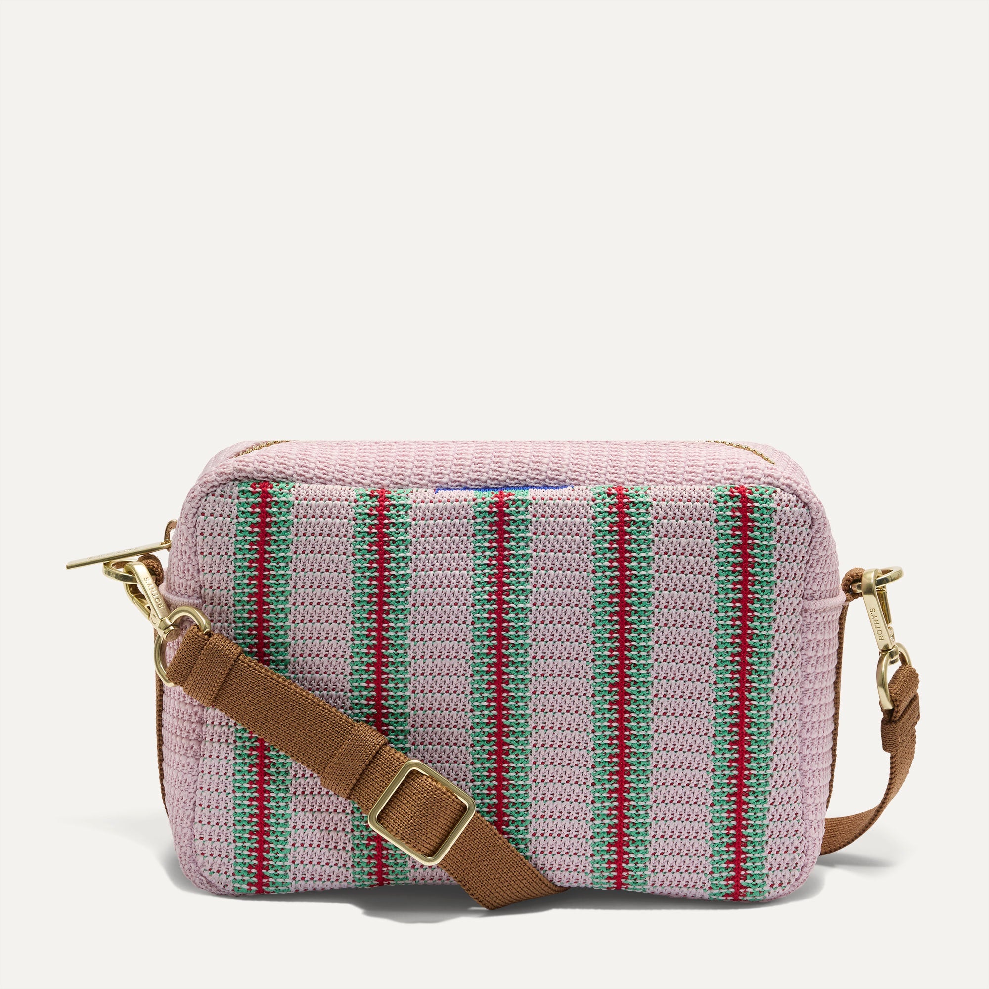 The Crossbody Camera Bag - Watermelon Market Stripe - 图片 2