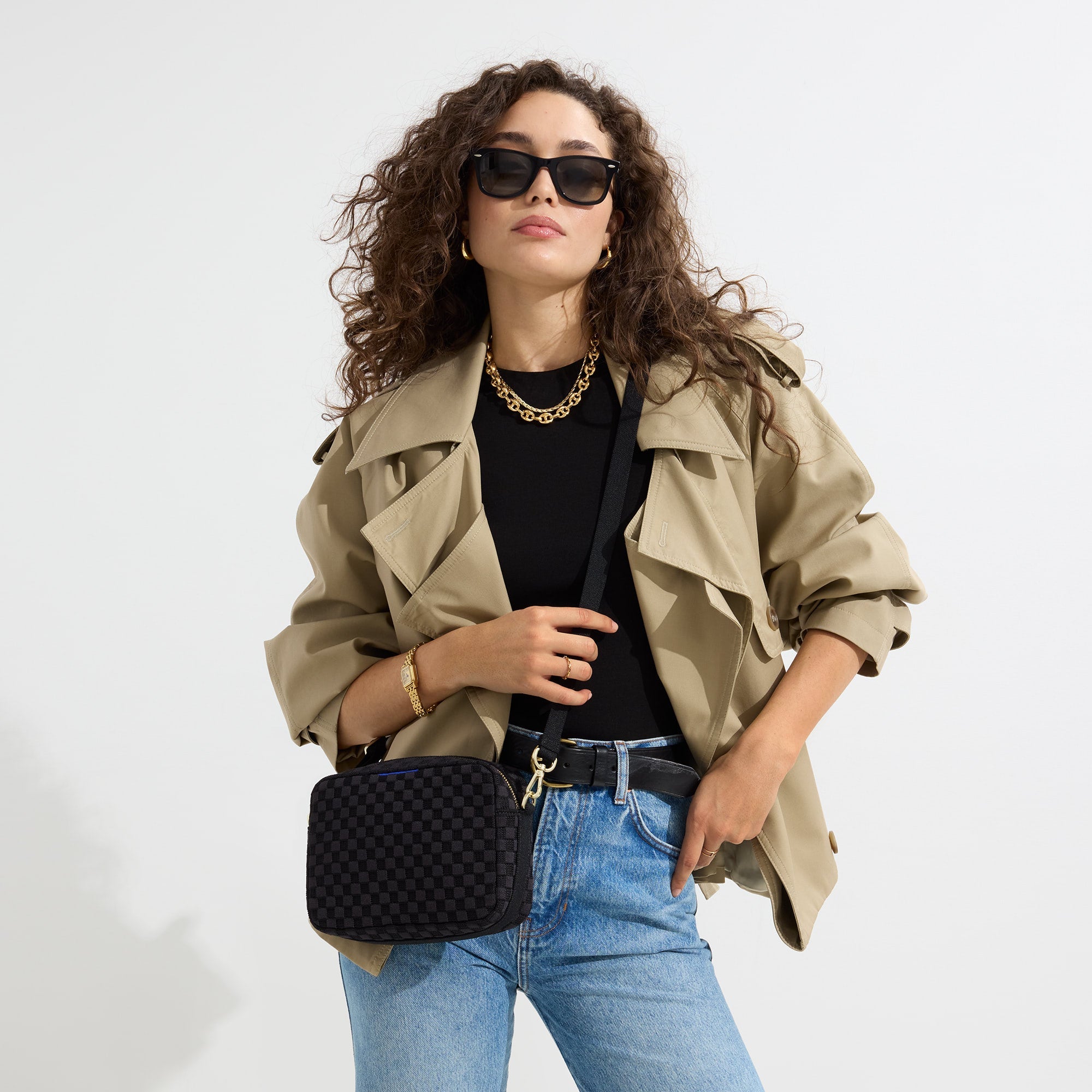 The Crossbody Camera Bag - Black Sand - 图片 3