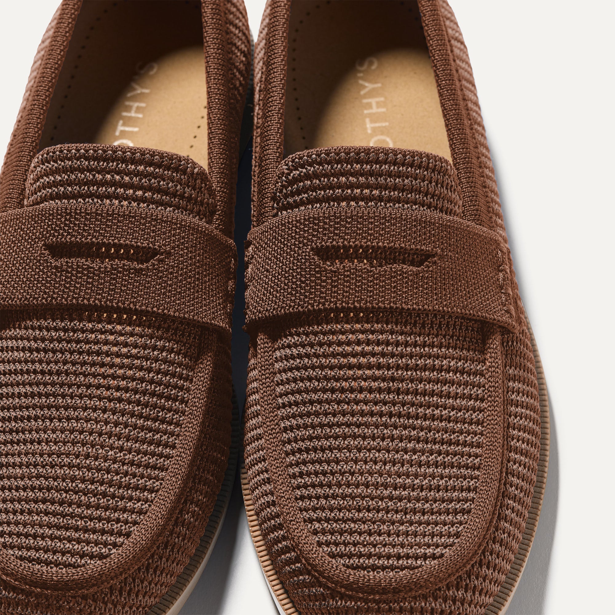 The Penny Loafer - Cinnamon Raffia-Knit - 图片 4