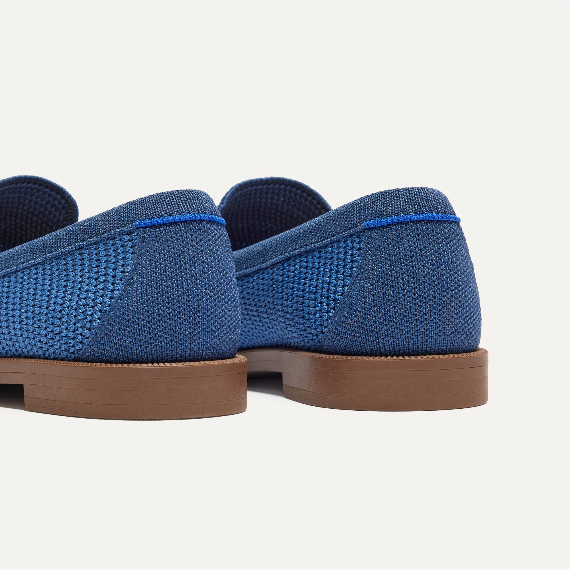 The Penny Loafer - Blue Raffia-Knit - 图片 5