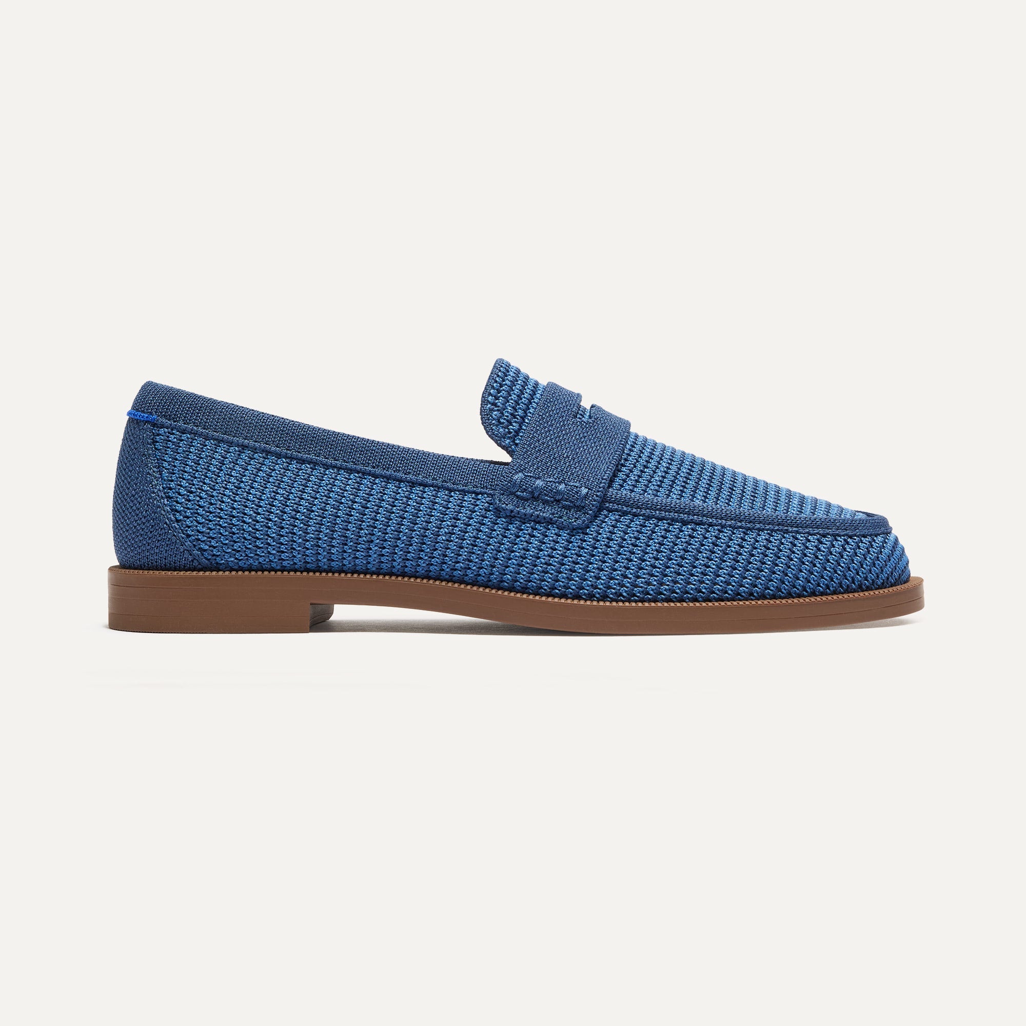 The Penny Loafer - Blue Raffia-Knit - 图片 6