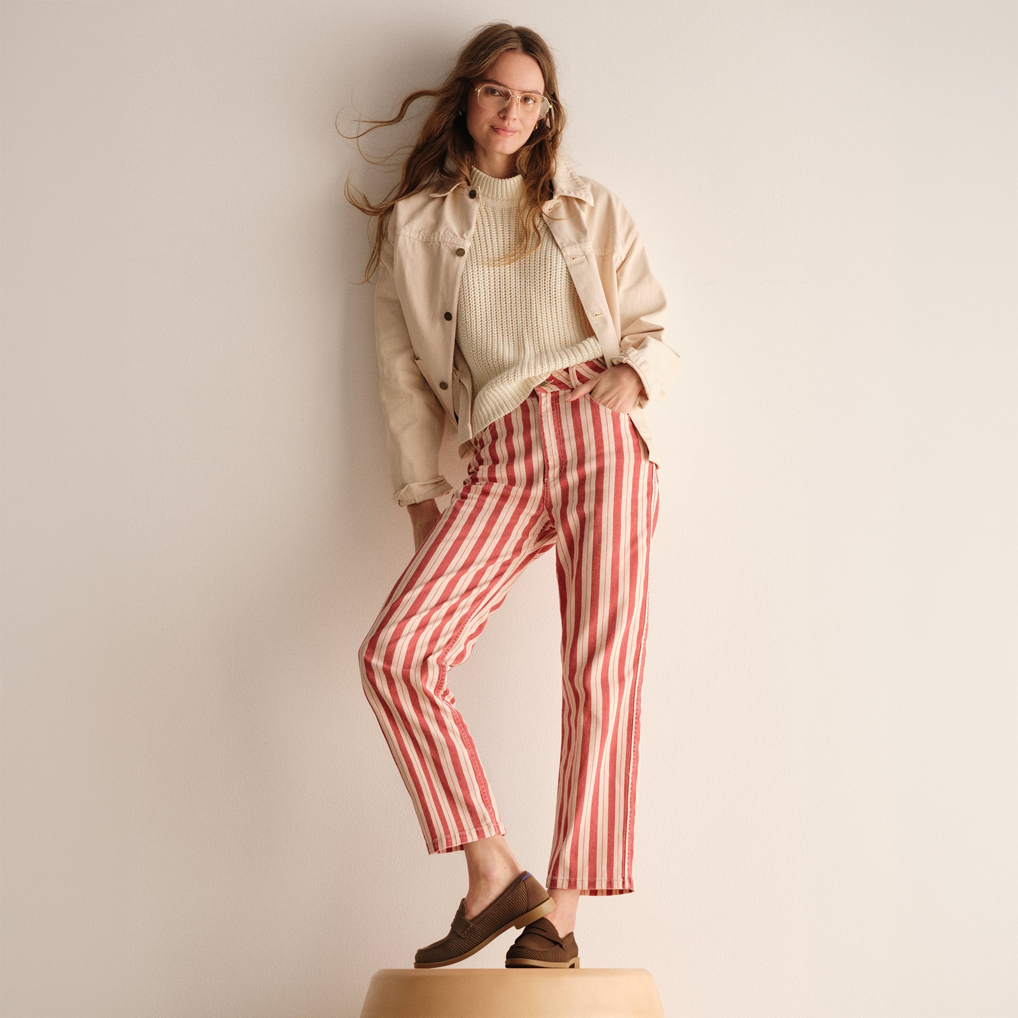 The Penny Loafer - Cinnamon Raffia-Knit - 图片 3