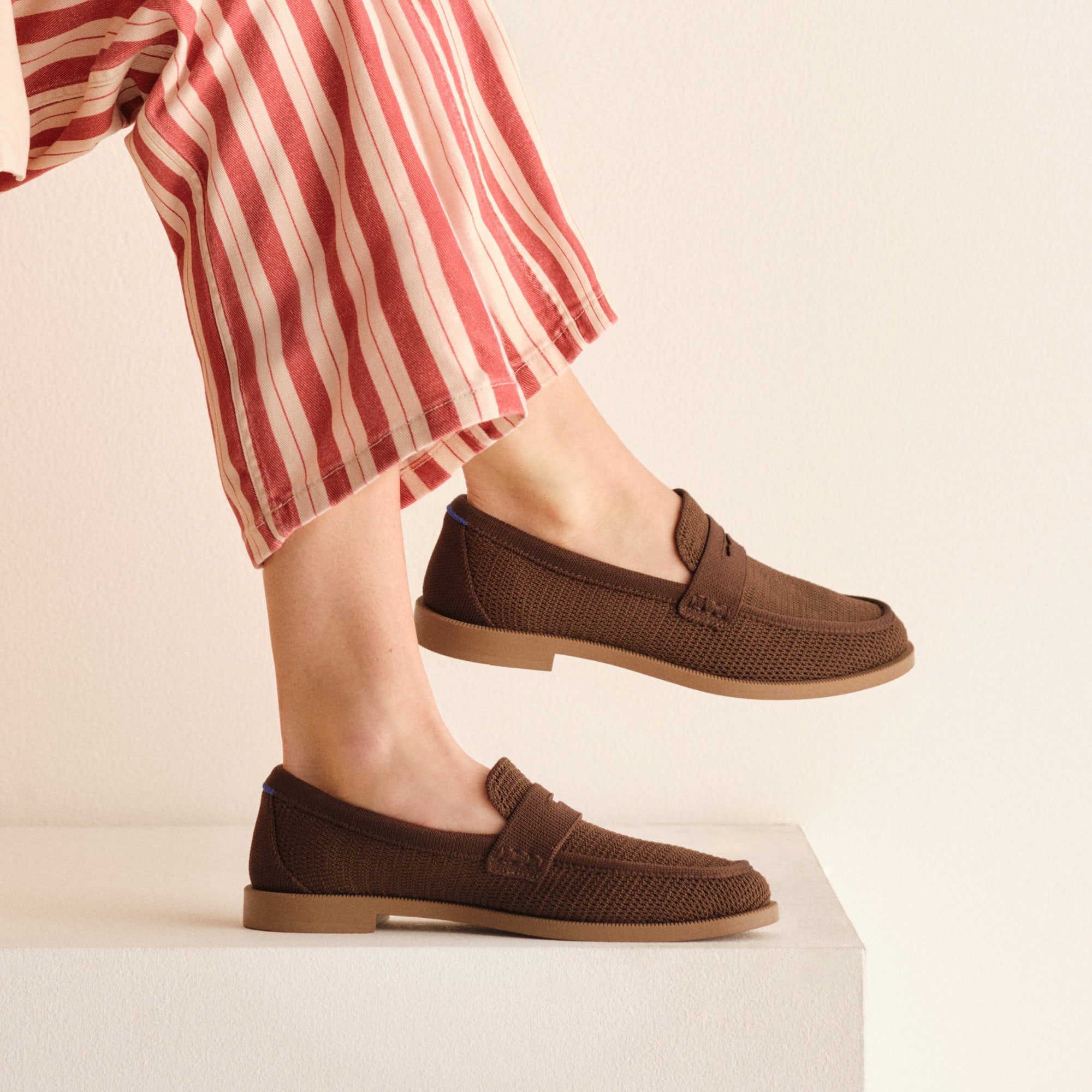 The Penny Loafer - Cinnamon Raffia-Knit - 图片 2