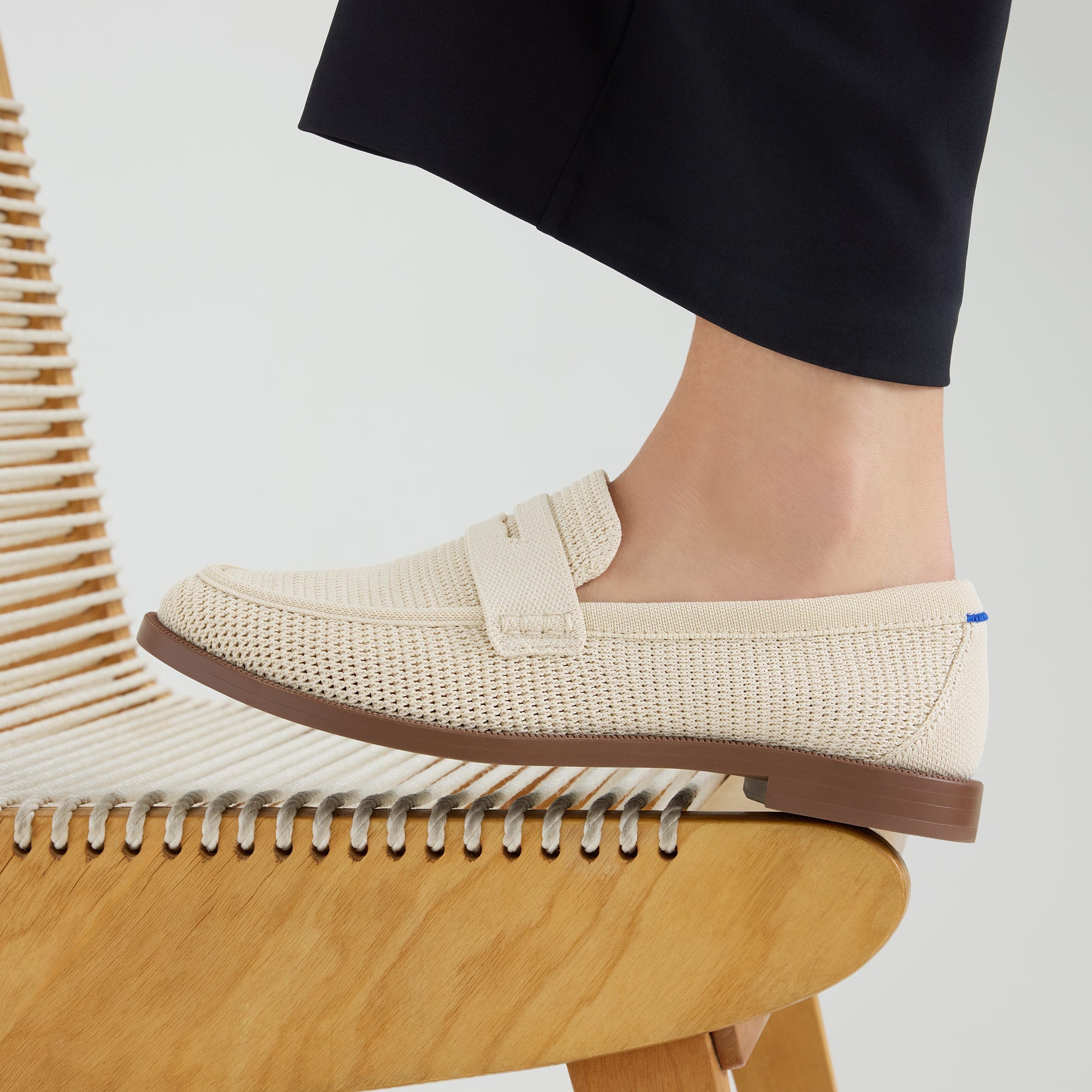The Penny Loafer - Conch Raffia-Knit - 图片 2
