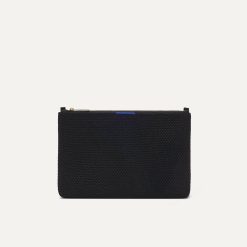 The Convertible Clutch - Black Espresso Open-Knit