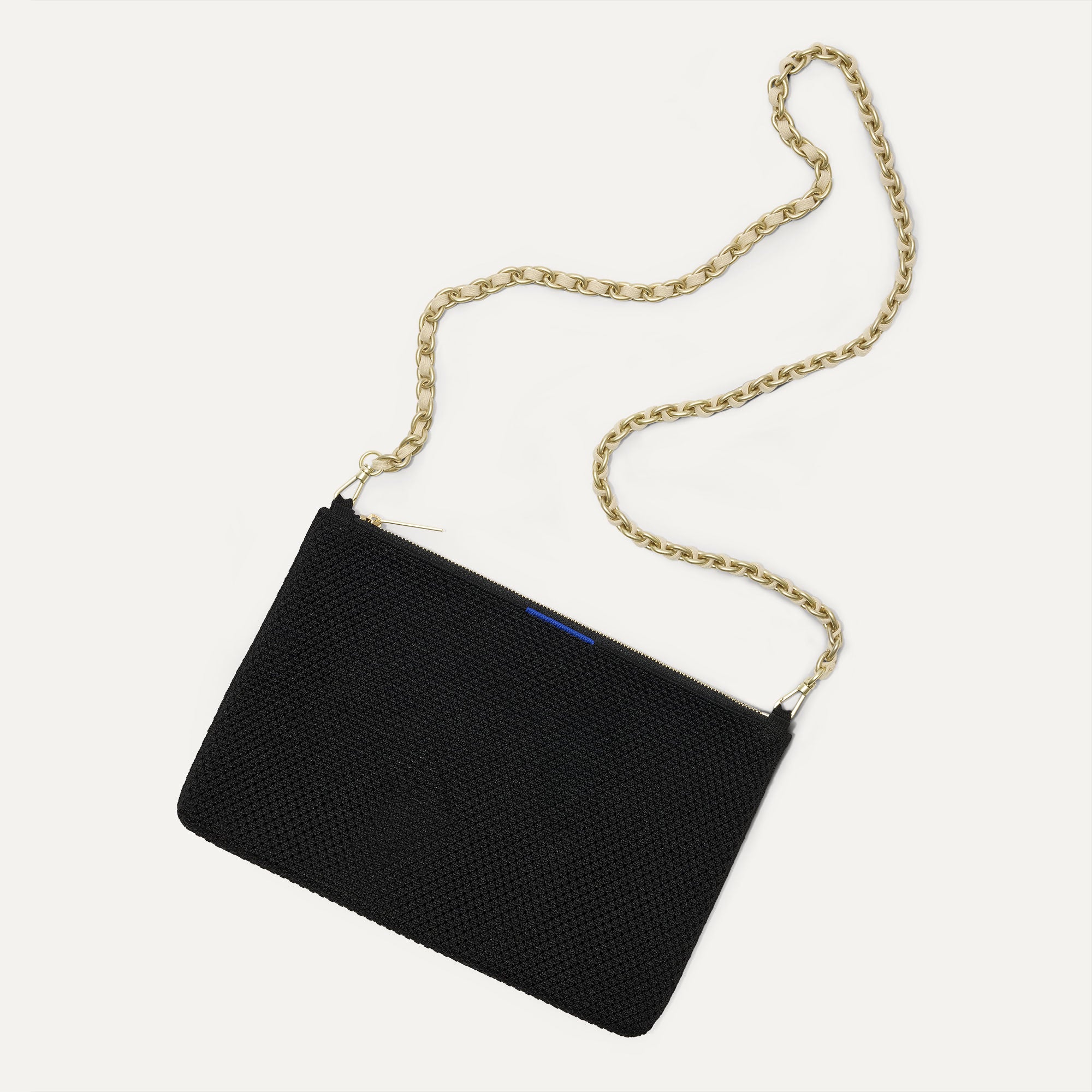 The Convertible Clutch - Black Espresso Open-Knit - 图片 6