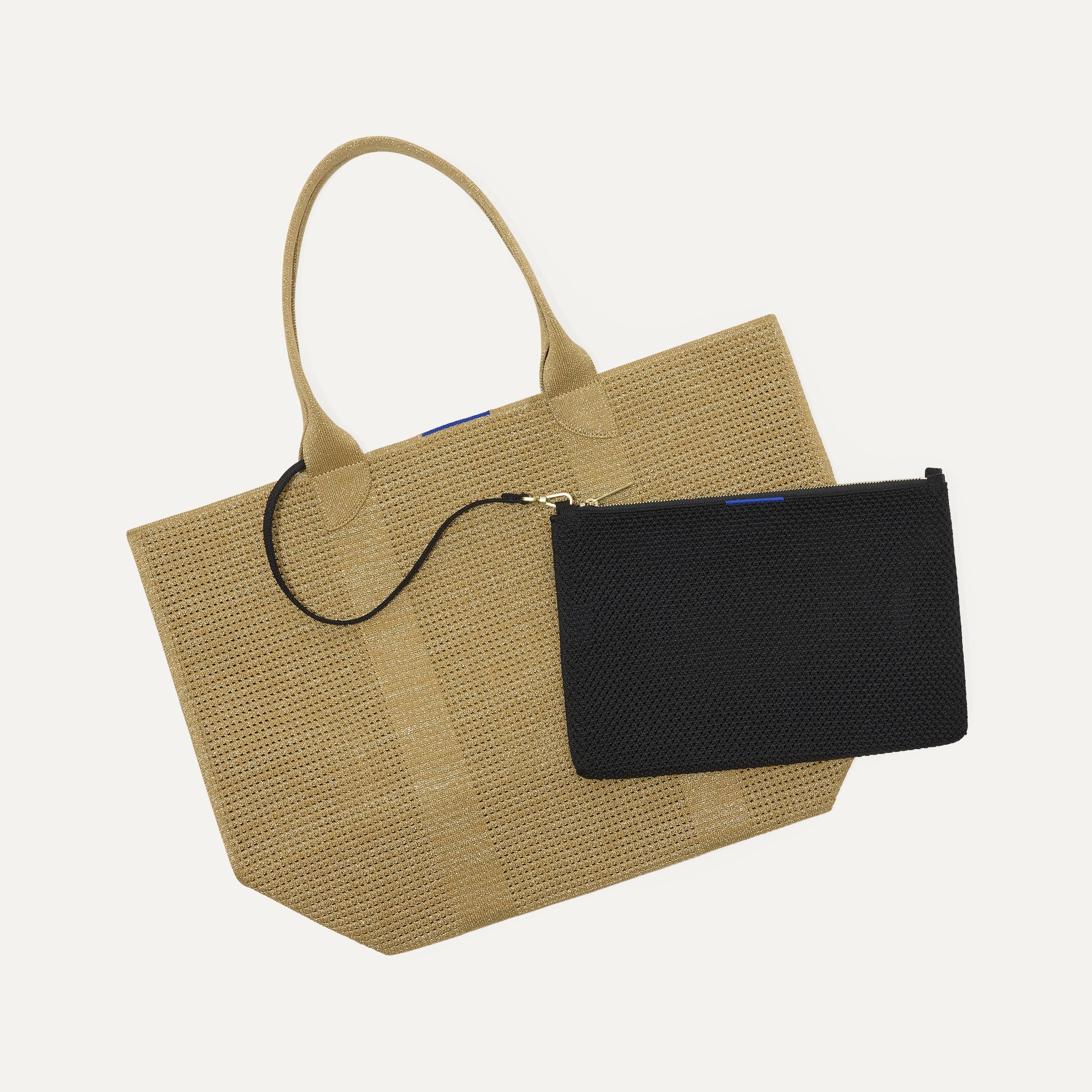 The Convertible Clutch - Black Espresso Open-Knit - 图片 5