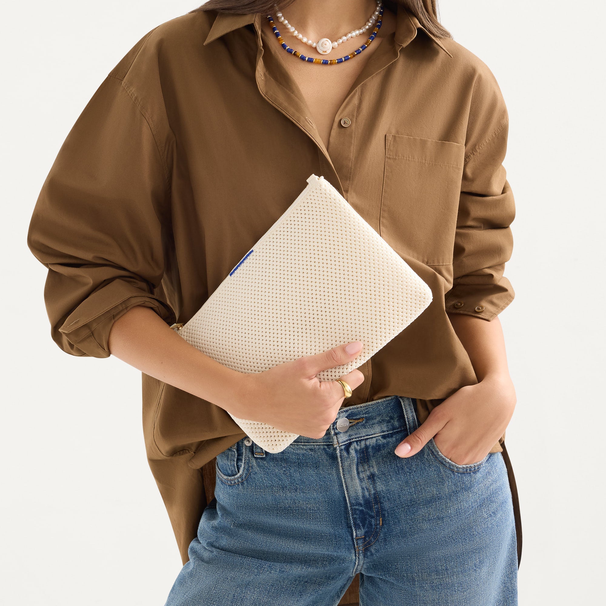 The Convertible Clutch - Love Bird Open-Knit - 图片 3