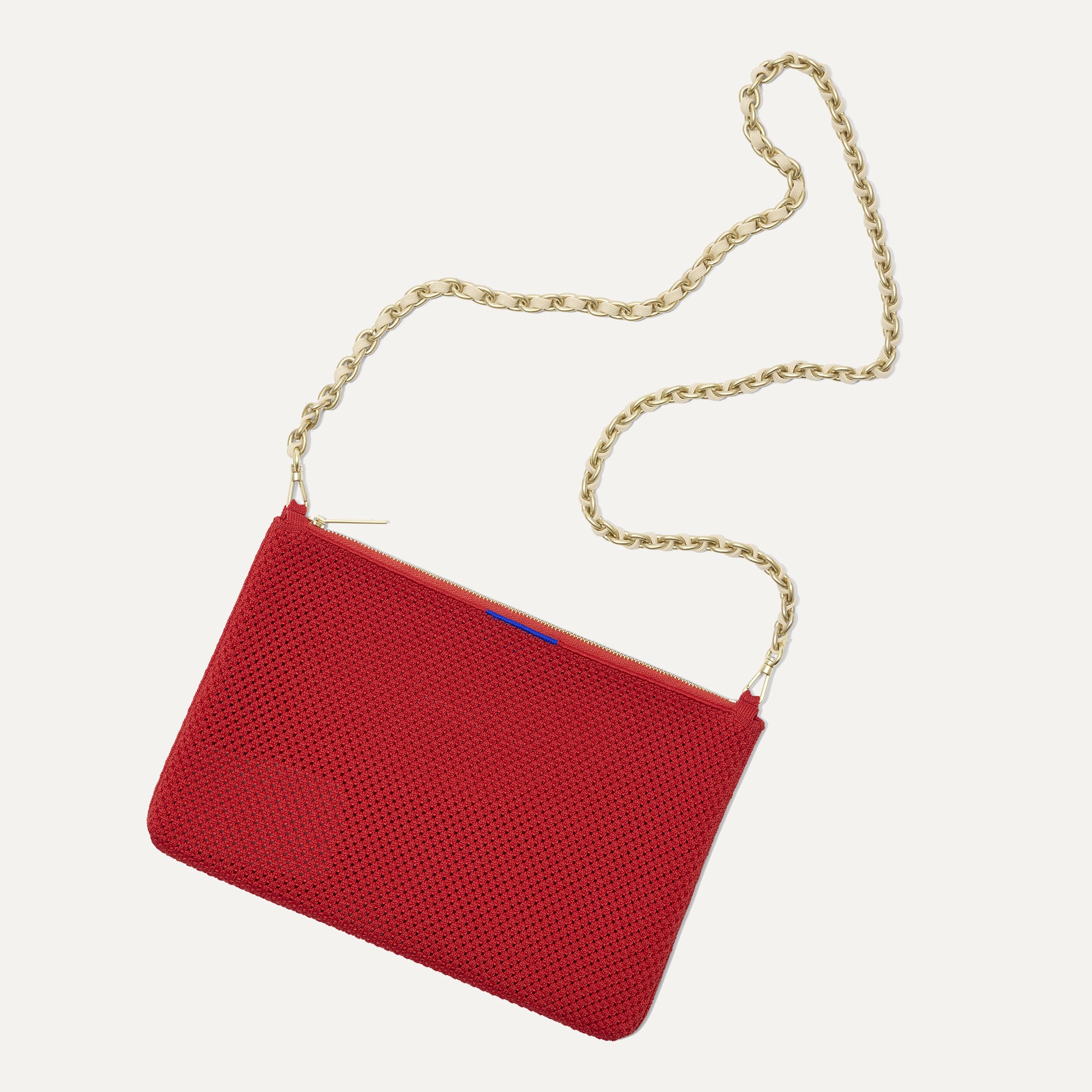 The Convertible Clutch - Scarlet Open-Knit - 图片 5
