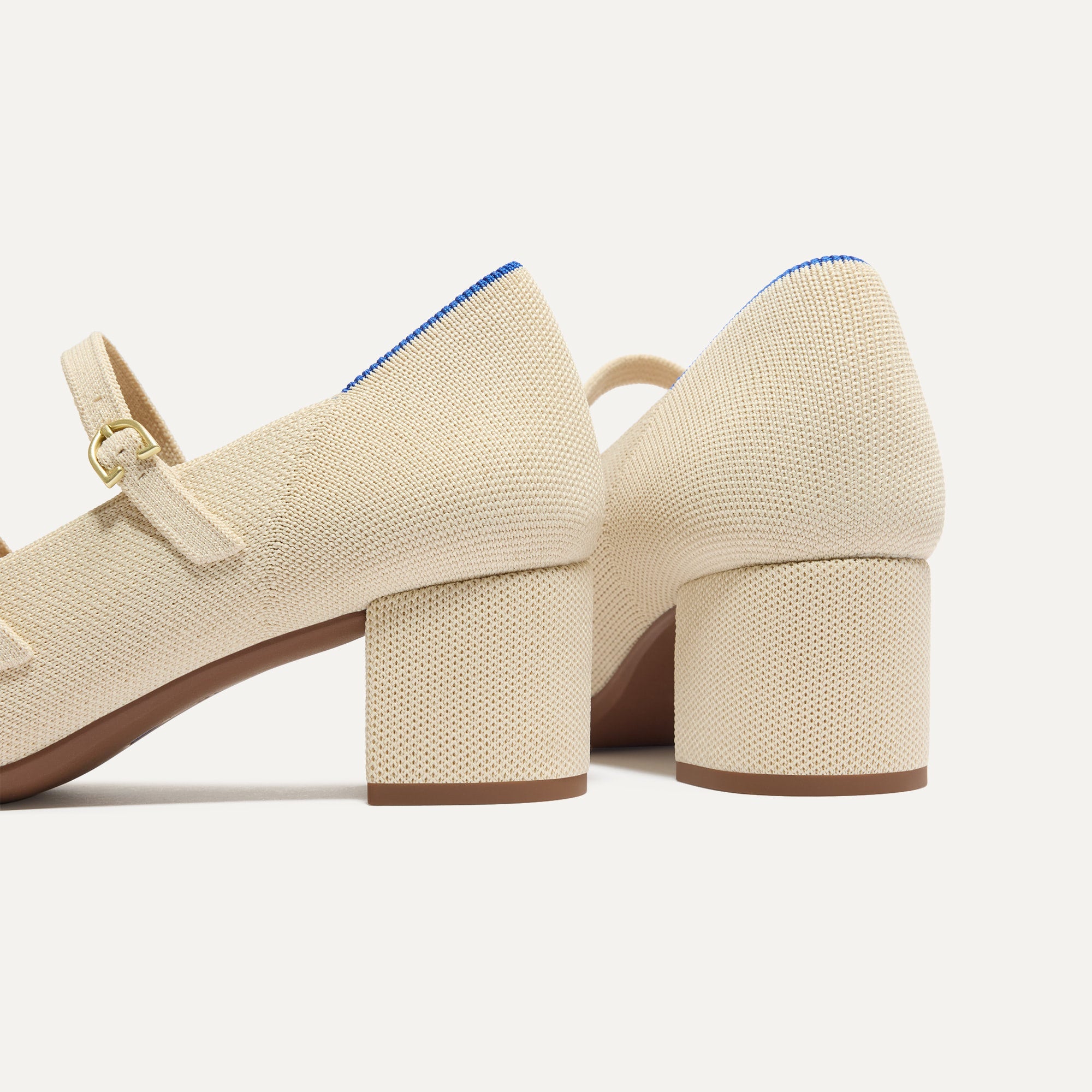 The Double Buckle Mary Jane Heel - Conch - 图片 5
