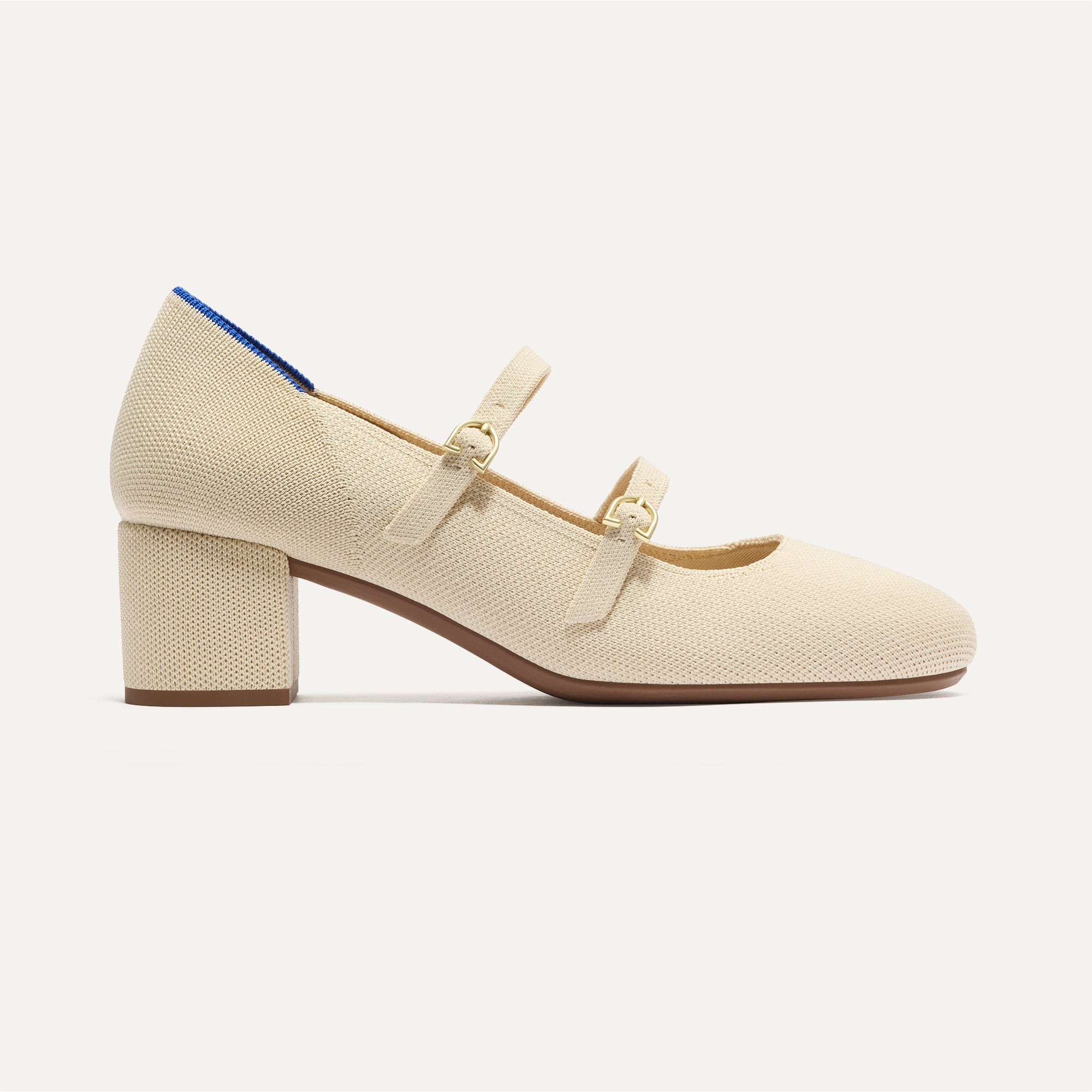 The Double Buckle Mary Jane Heel - Conch - 图片 4