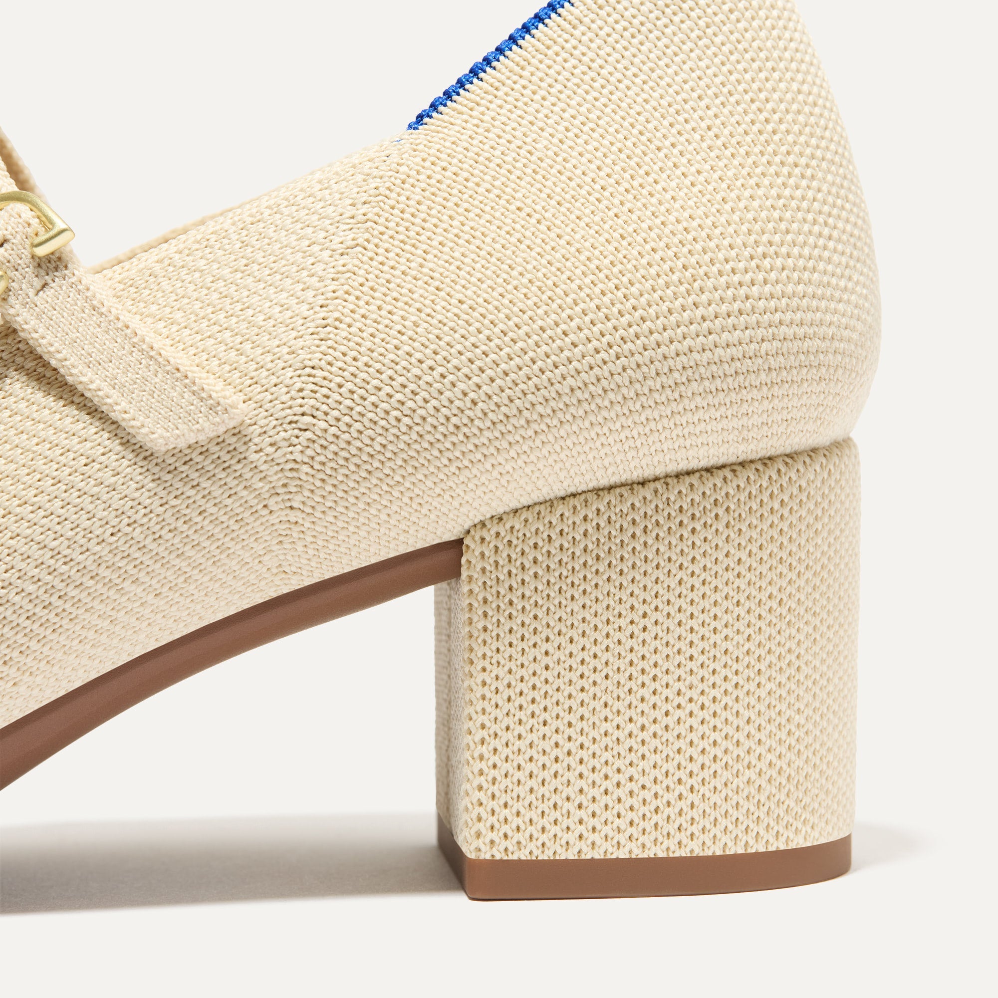 The Double Buckle Mary Jane Heel - Conch - 图片 7