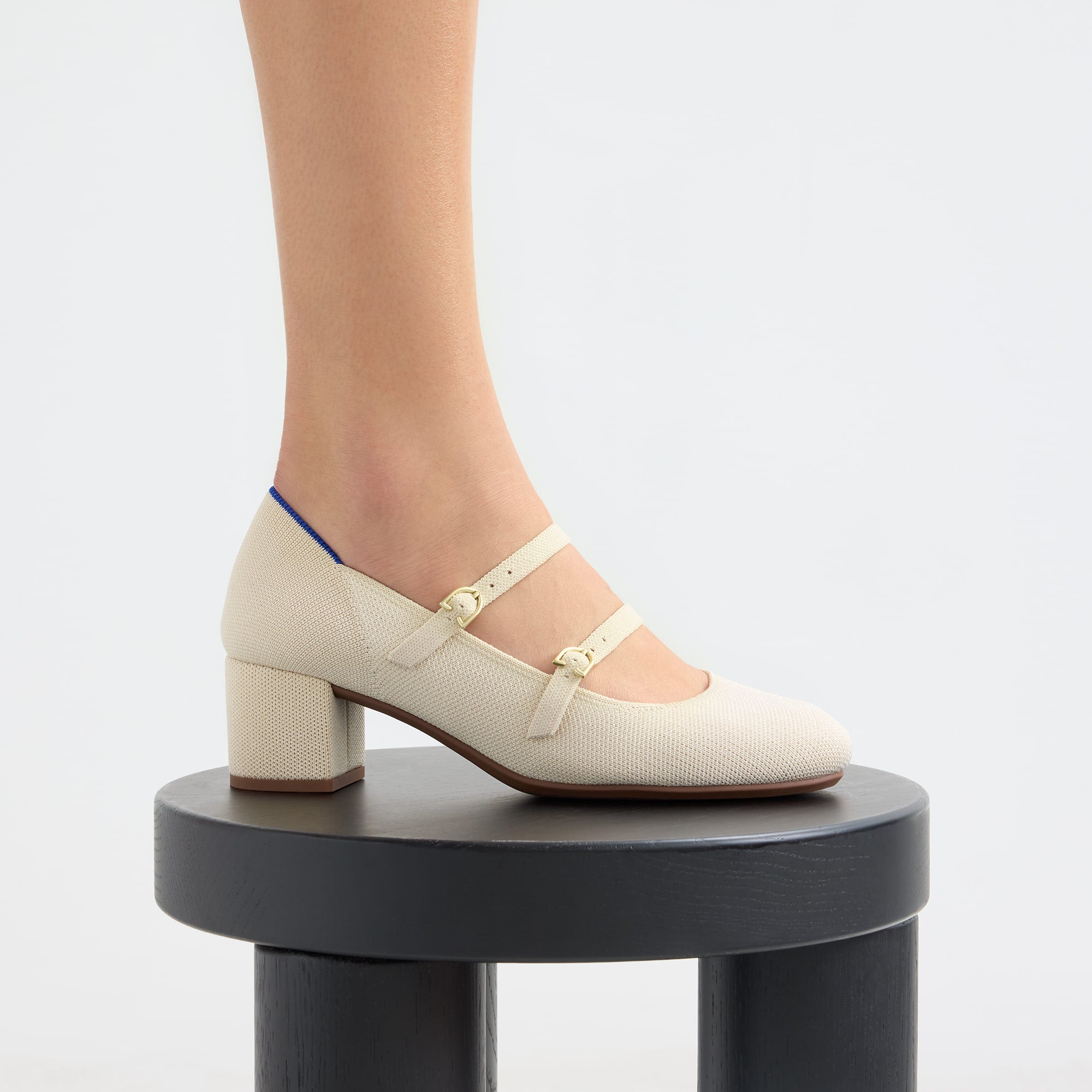 The Double Buckle Mary Jane Heel - Conch - 图片 2