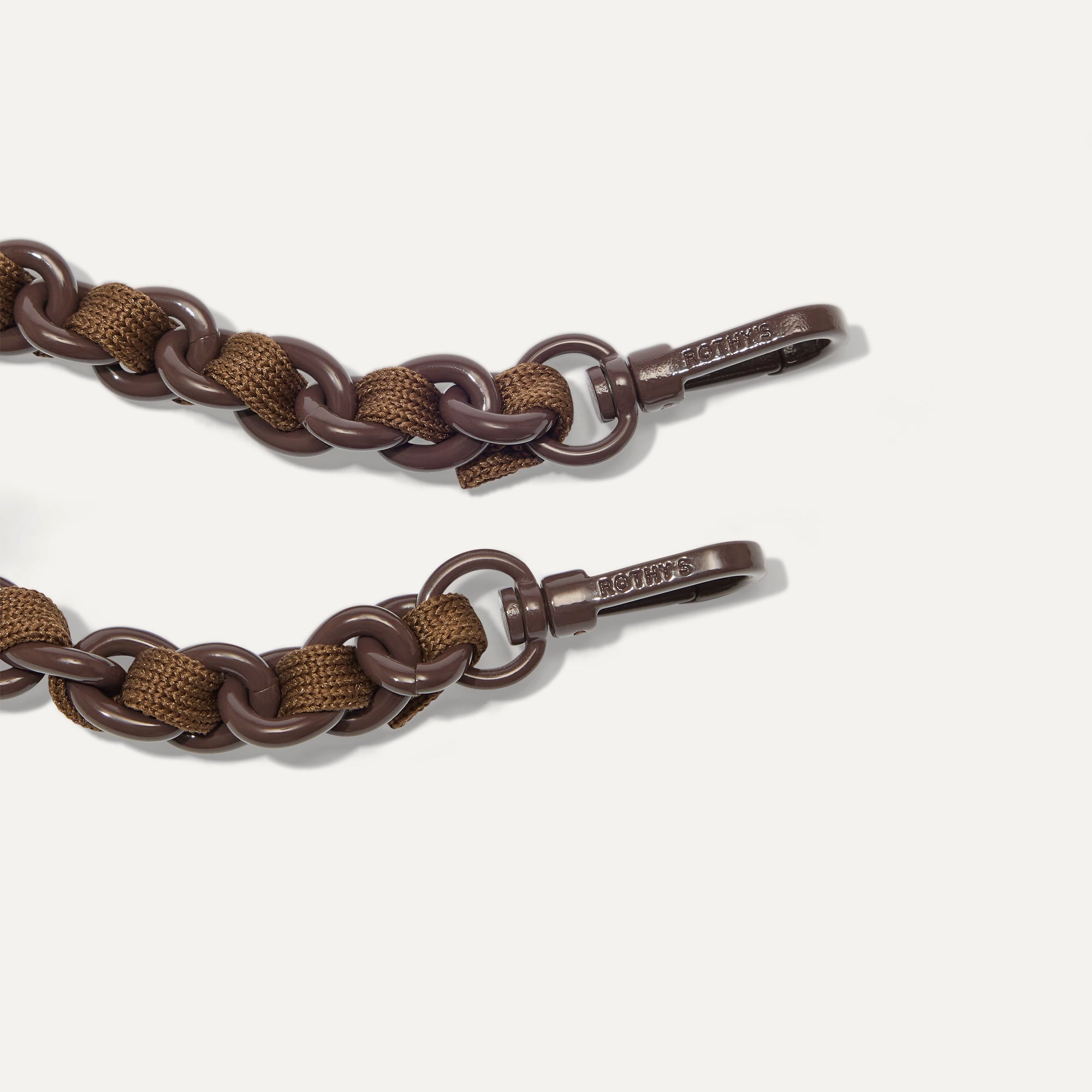 The Crossbody Strap - Espresso Chain-Knit - 图片 3