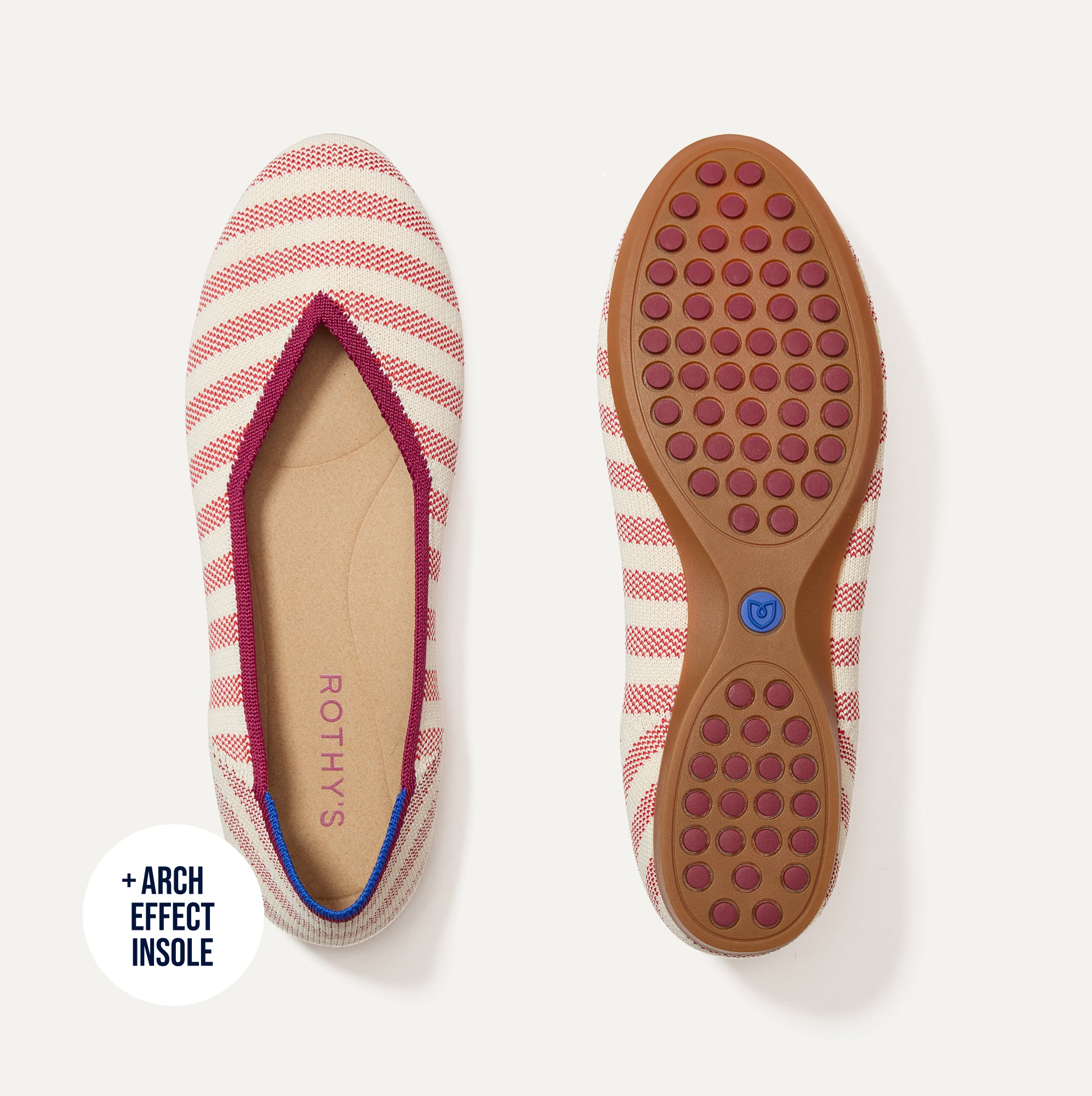 The Daily Flat - Coral Cabana Stripe - 图片 2