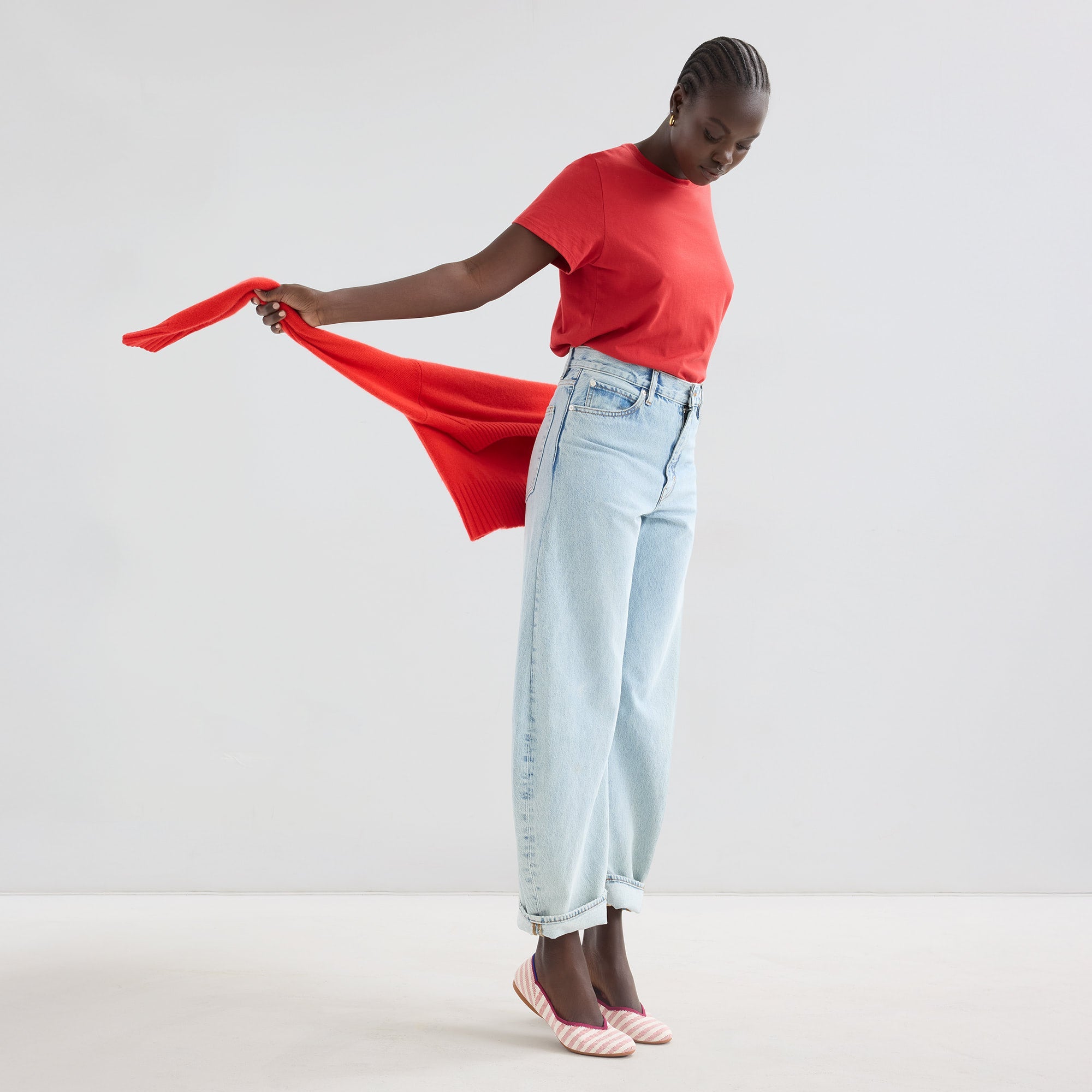 The Daily Flat - Coral Cabana Stripe - 图片 4