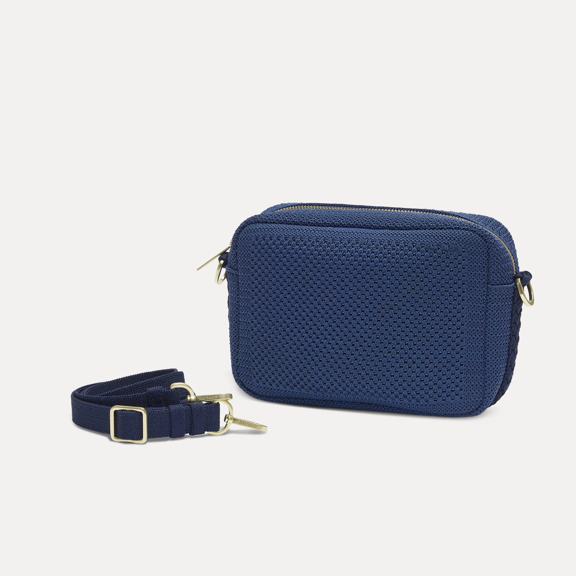 The Crossbody Camera Bag - Lagoon Open-Knit - 图片 5