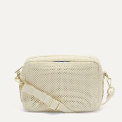 The Crossbody Camera Bag - Cream Twist Open-Knit