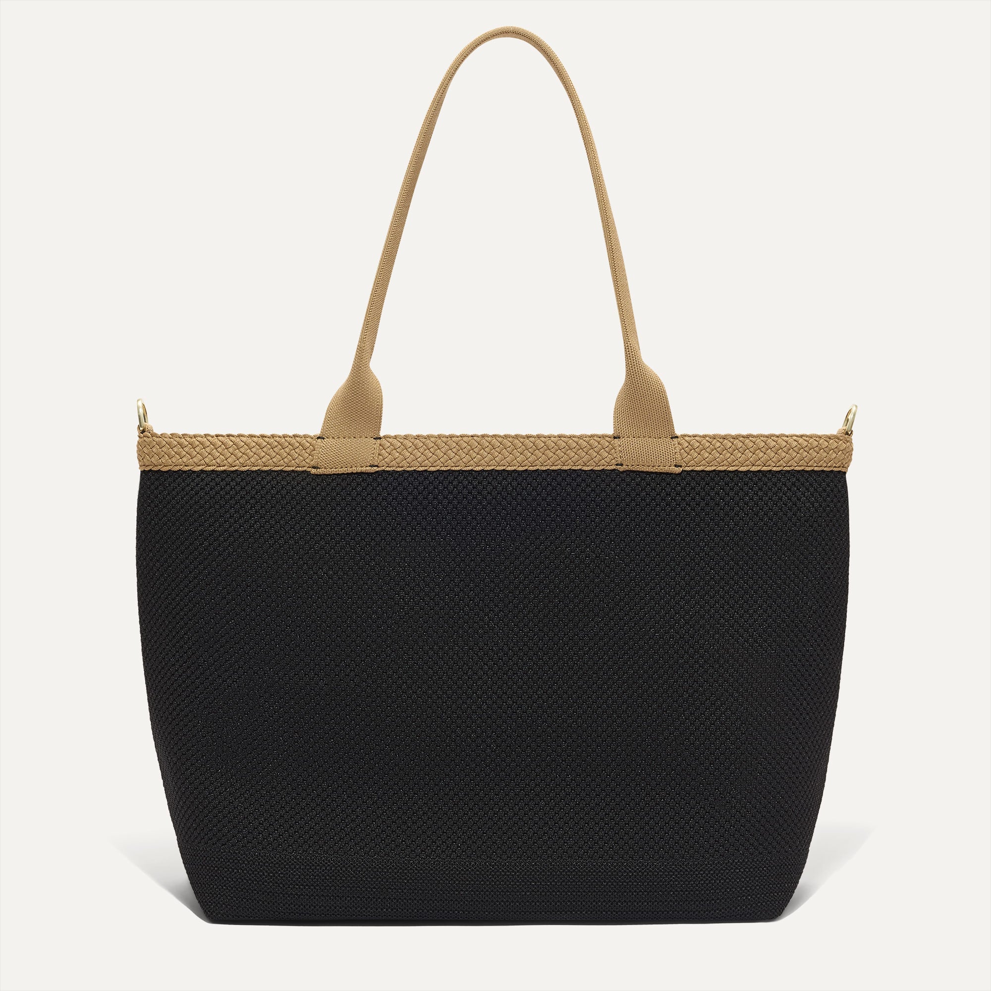 The Lightweight Zip Tote - Black Espresso Open-Knit - 图片 2