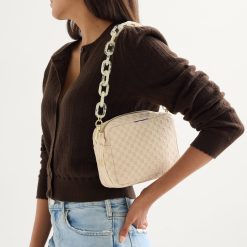 The Shoulder Strap - Opal White Chain