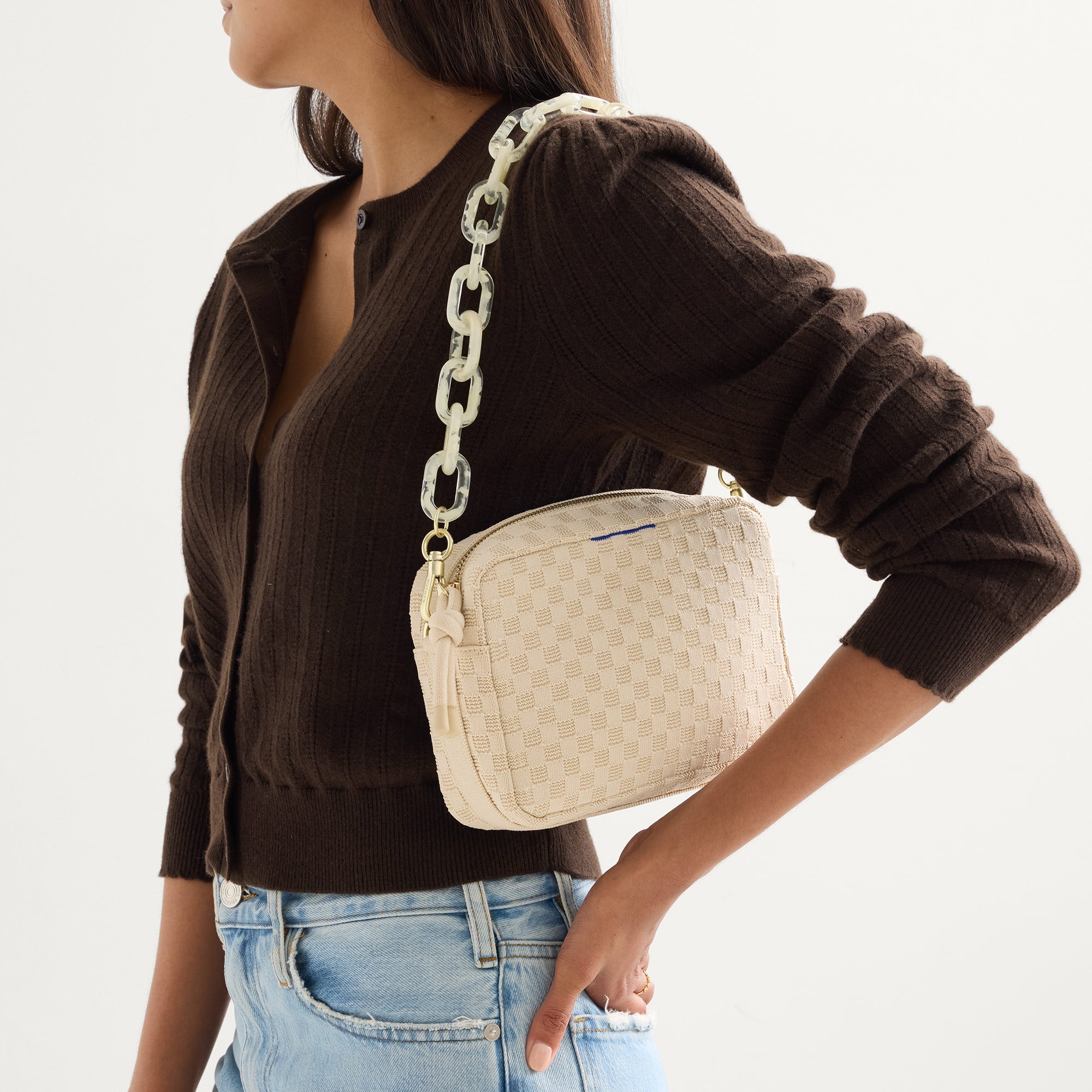 The Shoulder Strap - Opal White Chain - 图片 2