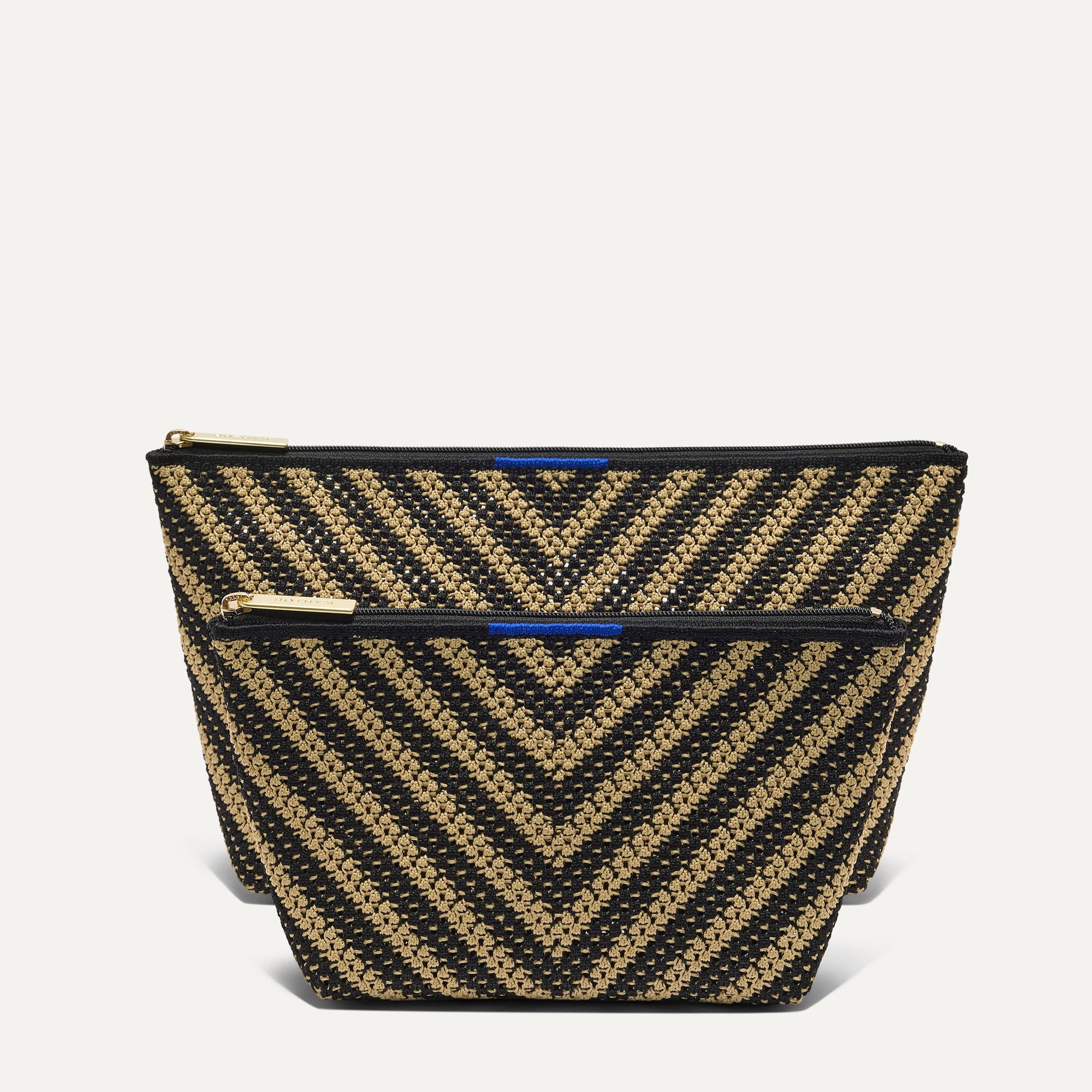 The Travel Pouch Set - Toffee Chevron - 图片 2