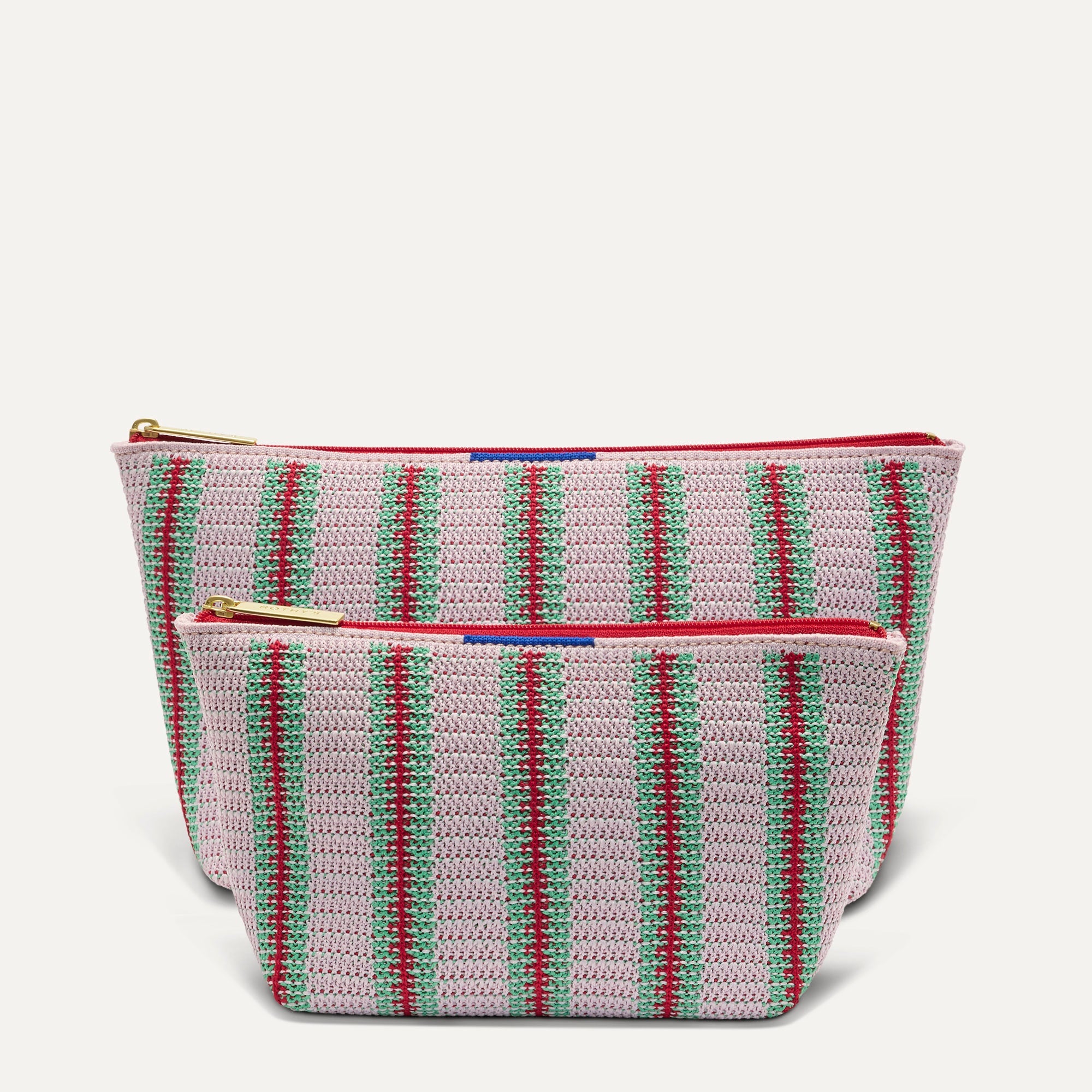 The Travel Pouch Set - Watermelon Market Stripe - 图片 2