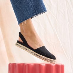The D'Orsay Espadrille - Black