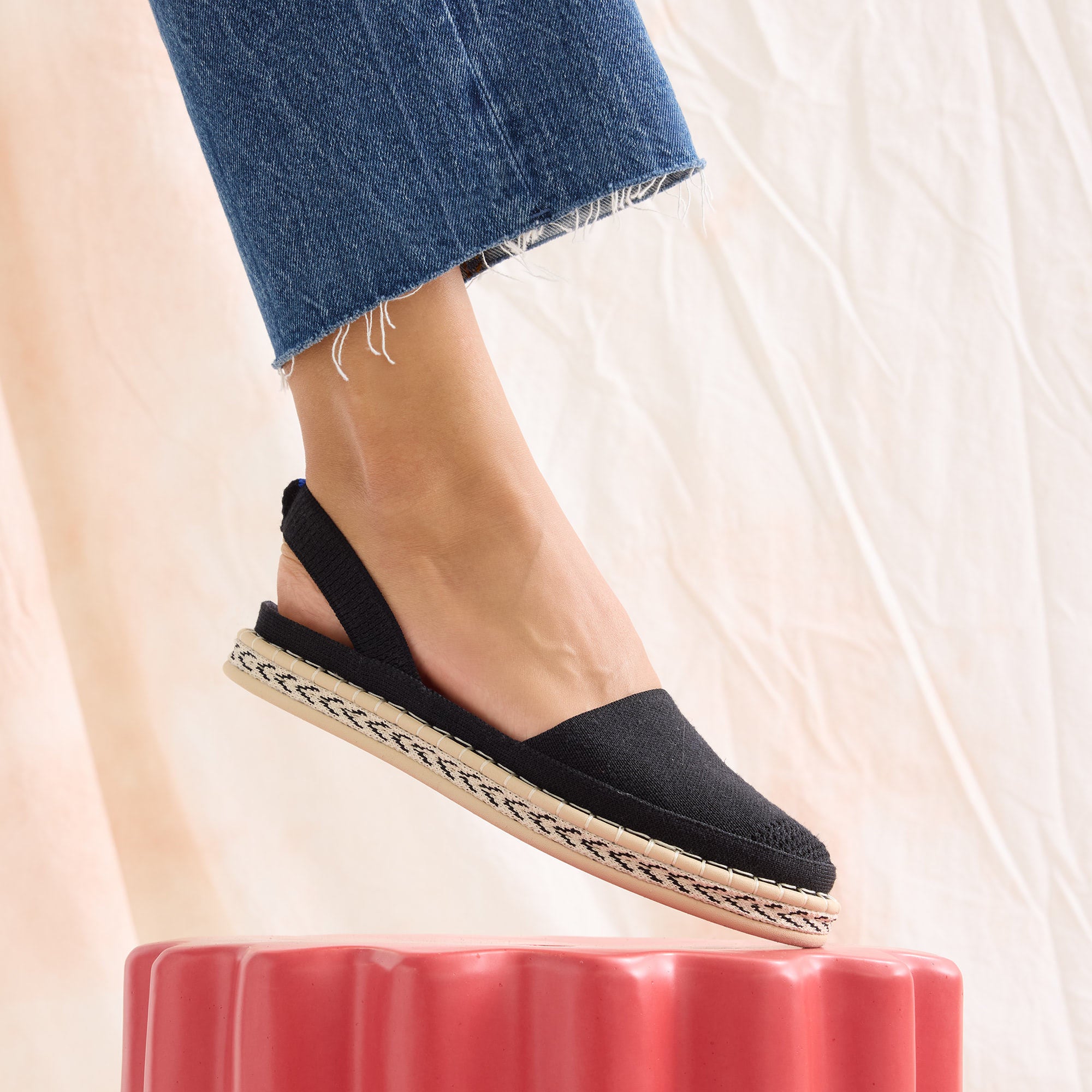 The D'Orsay Espadrille - Black - 图片 2