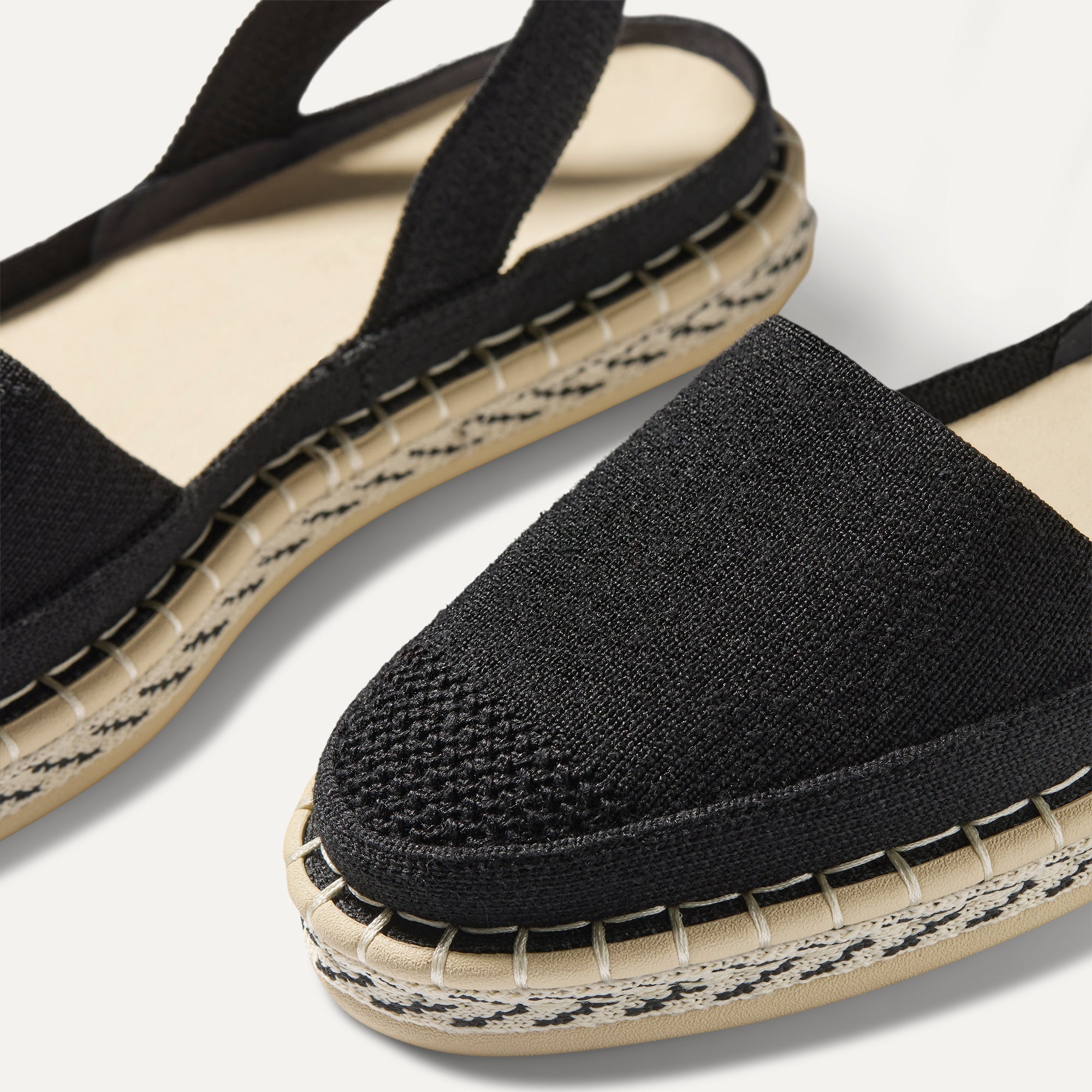 The D'Orsay Espadrille - Black - 图片 7