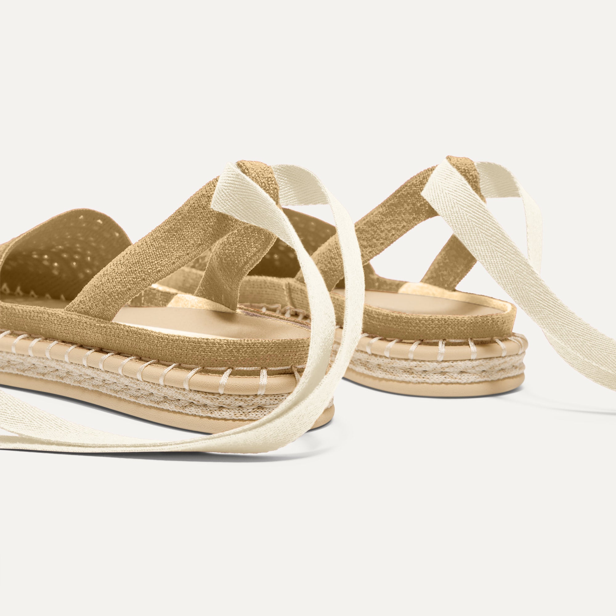 The D'Orsay Espadrille - Camel Crochet - 图片 6