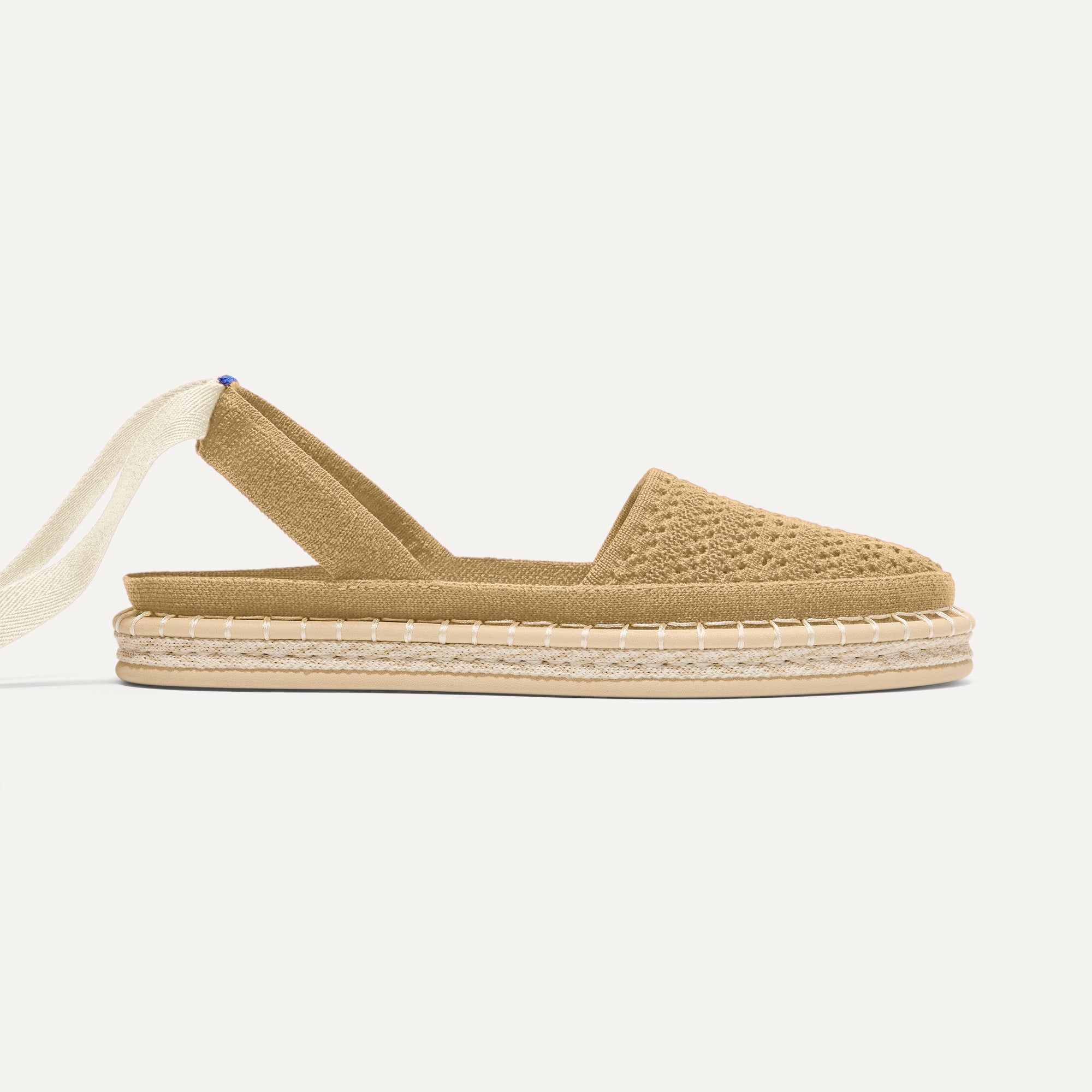The D'Orsay Espadrille - Camel Crochet - 图片 5