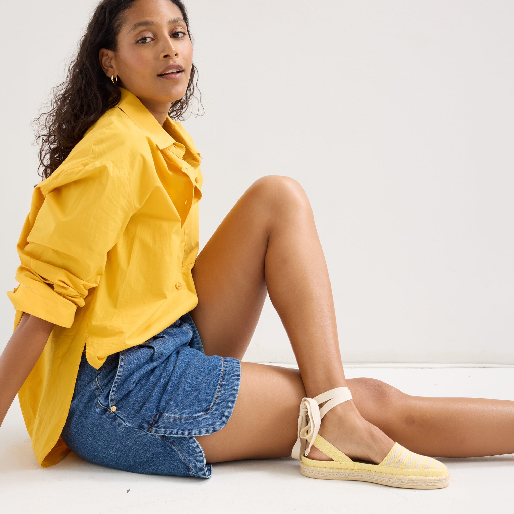 The D'Orsay Espadrille - Sunshine Stripe - 图片 4