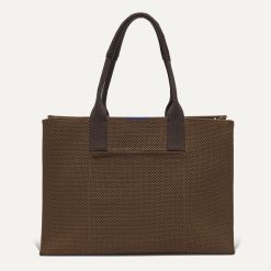 The Classic Tote - Cinnamon Open-Knit