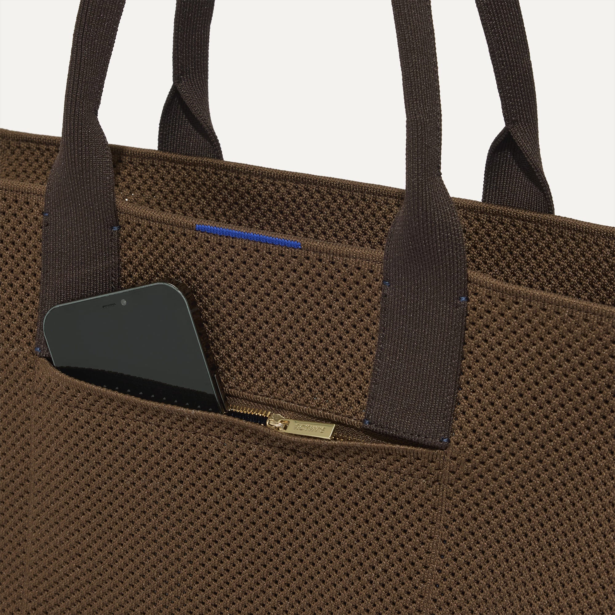 The Classic Tote - Cinnamon Open-Knit - 图片 9