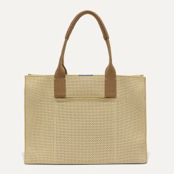 The Classic Tote - Macadamia Open-Knit