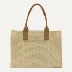 The Classic Tote - Macadamia Open-Knit
