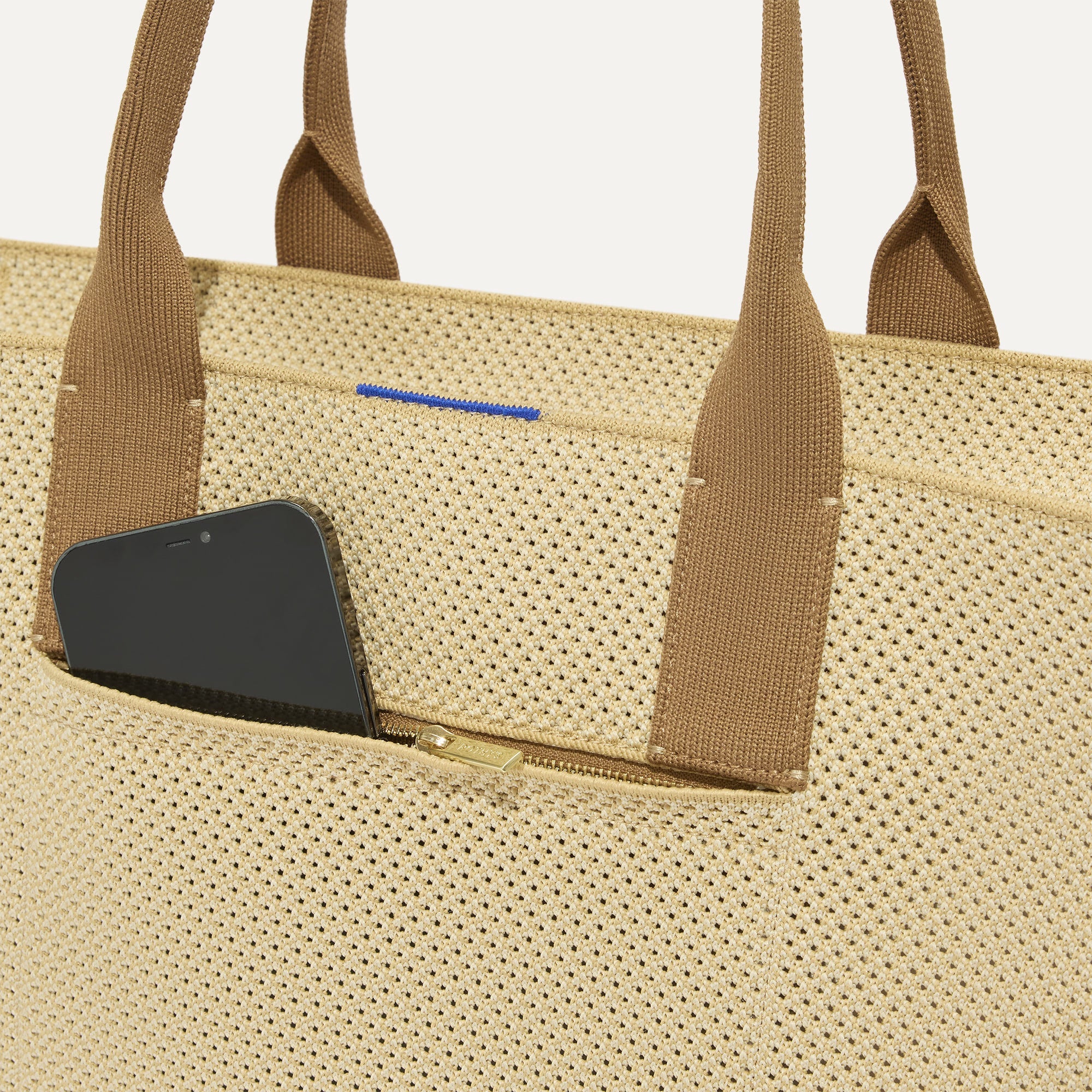 The Classic Tote - Macadamia Open-Knit - 图片 6
