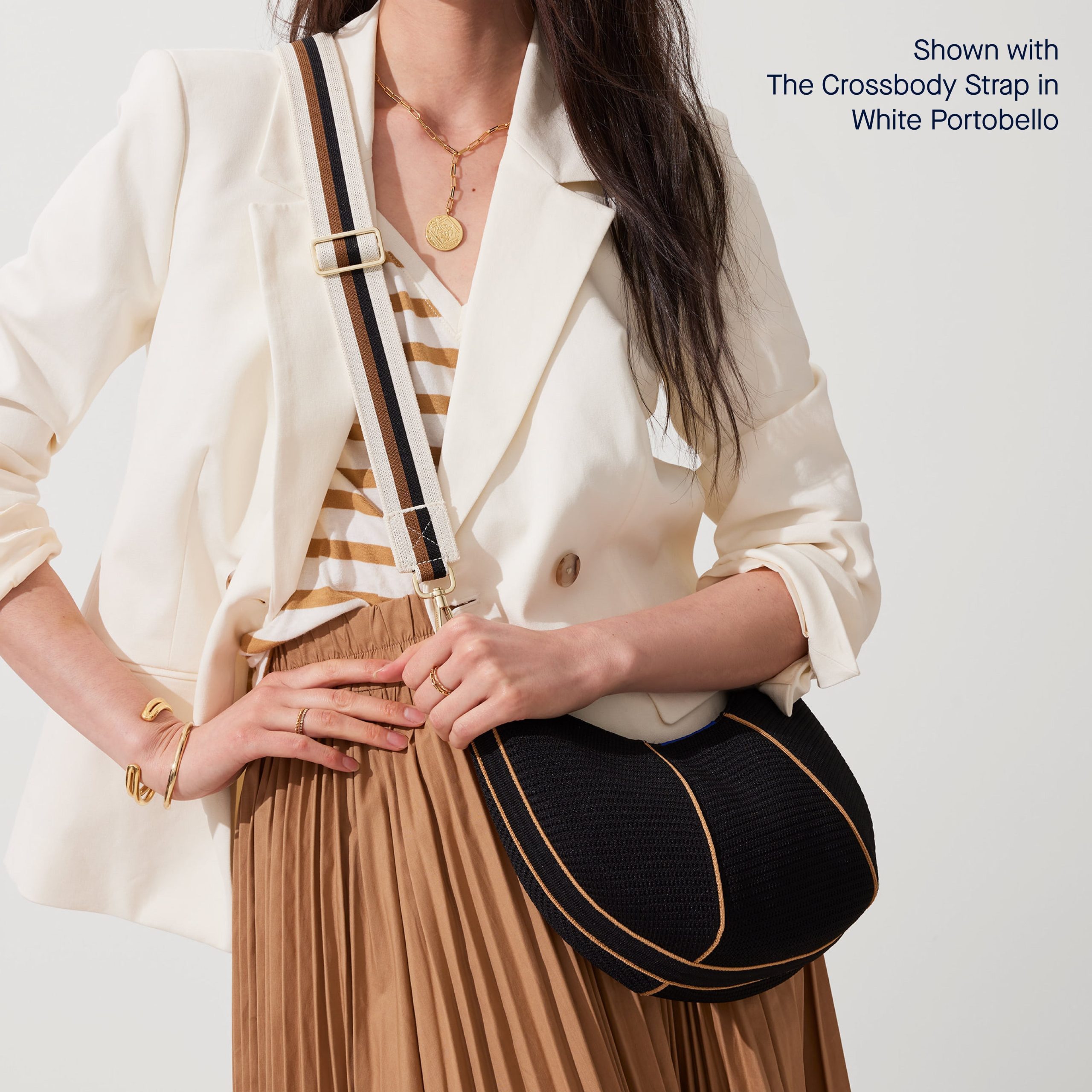 The Crescent Bag - Black - 图片 9