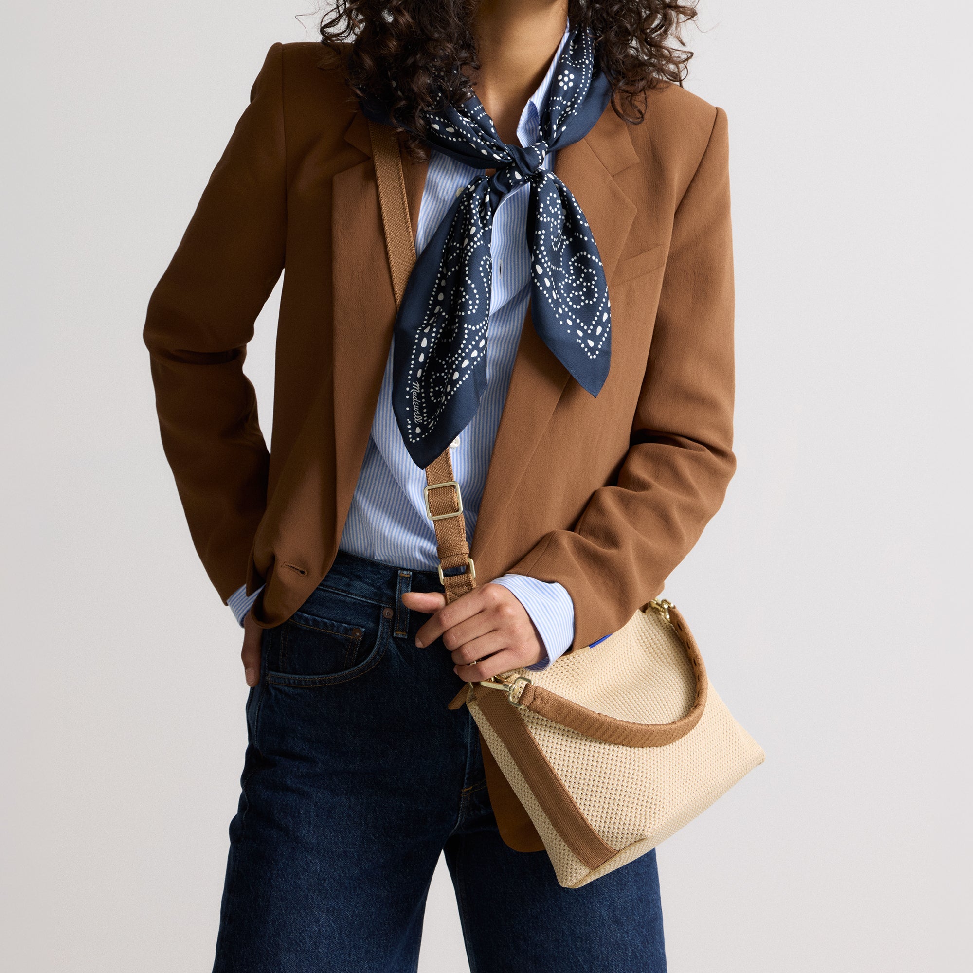 The Daily Crossbody - Macadamia Open-Knit - 图片 3