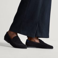 The Ravello Penny Loafer - ReVelvet™ Black